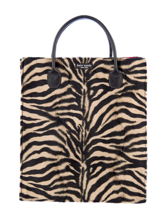 kate spade zebra tote