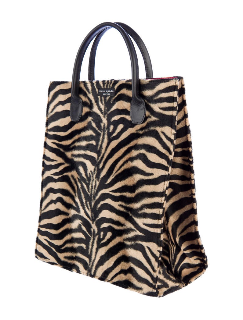 kate spade zebra tote