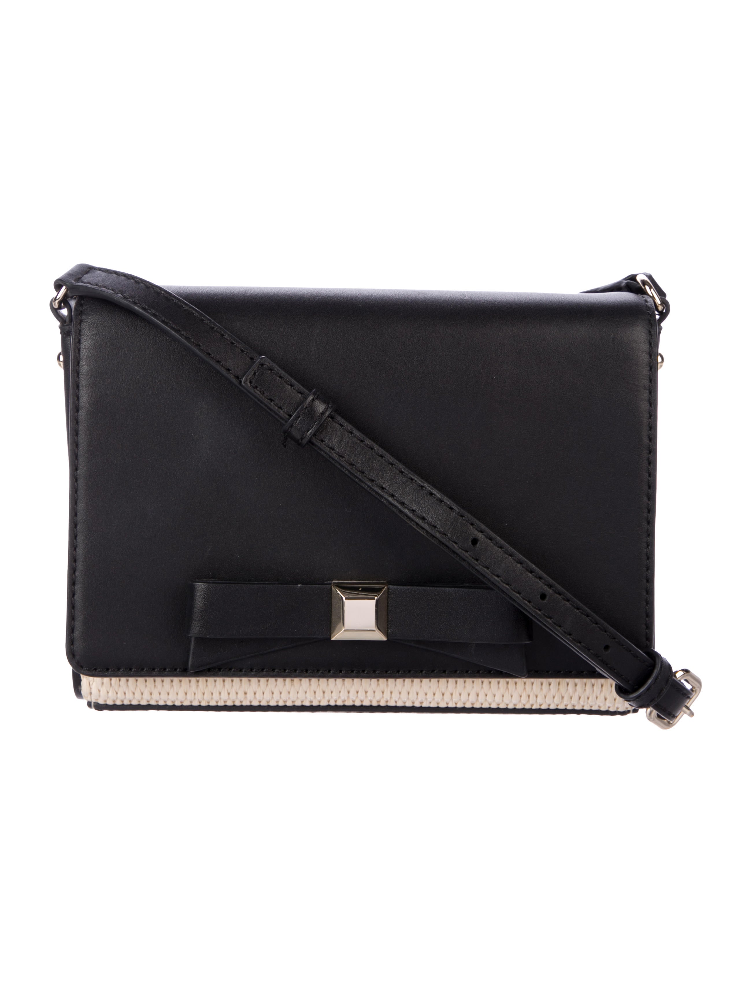 Kate Spade New York Holly Street Straw Rubie Crossbody Bag - Black 