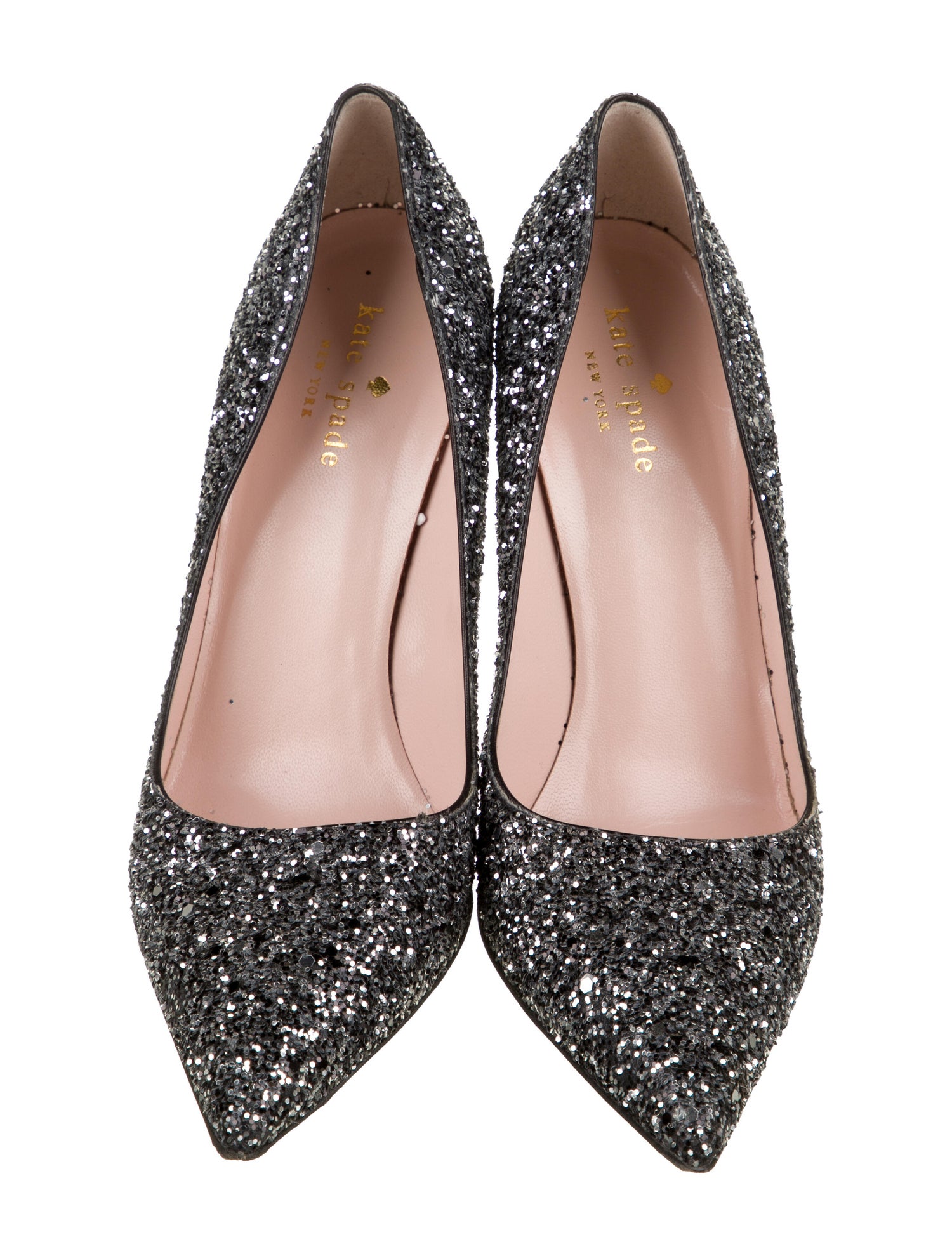 kate spade glitter pumps