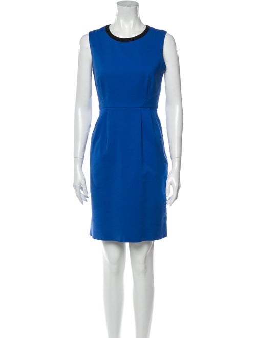 Kate Spade New York Crew Neck Mini Dress Blue