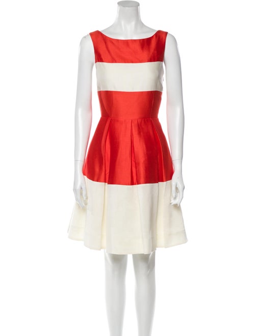 Kate Spade New York Striped Mini Dress Orange