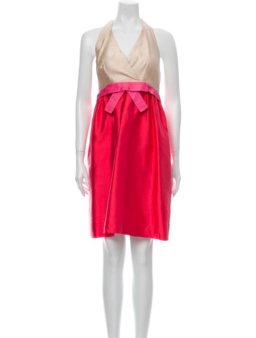 Kate Spade New York Silk Knee-Length Dress Pink