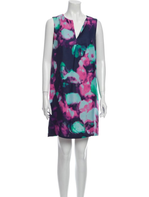 Kate Spade New York Printed Mini Dress Blue