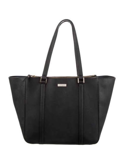 Kate Spade New York Leather Tote Bag Black
