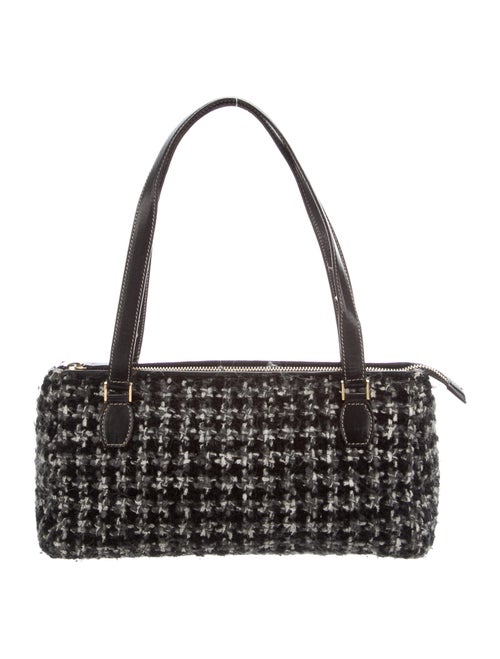 Kate Spade New York Tweed Shoulder Bag Black