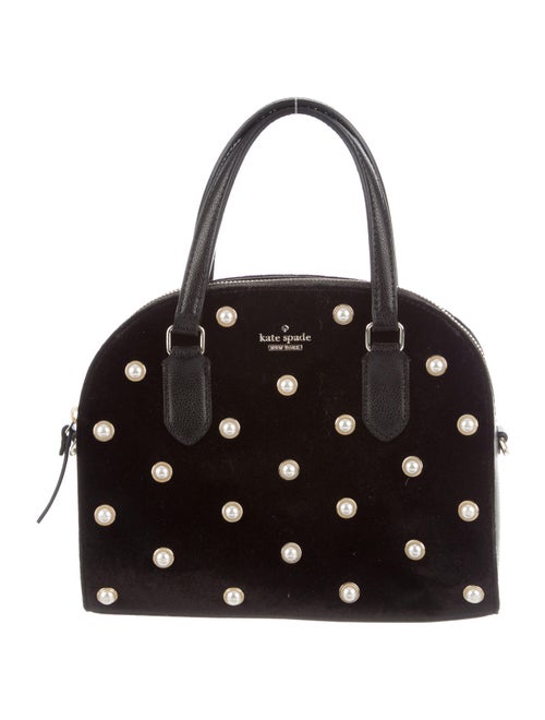 Kate Spade New York Velvet Crossbody Bag Black