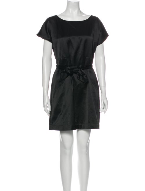 Kate Spade New York Scoop Neck Mini Dress Black