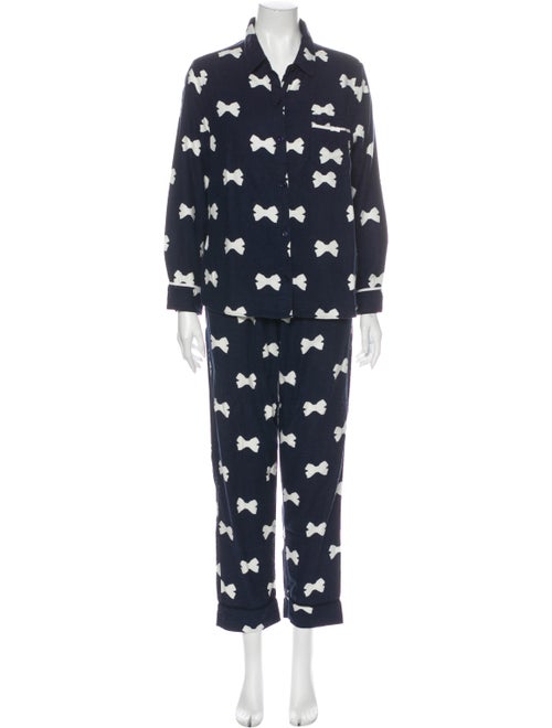 Kate Spade New York Printed Pajamas Blue