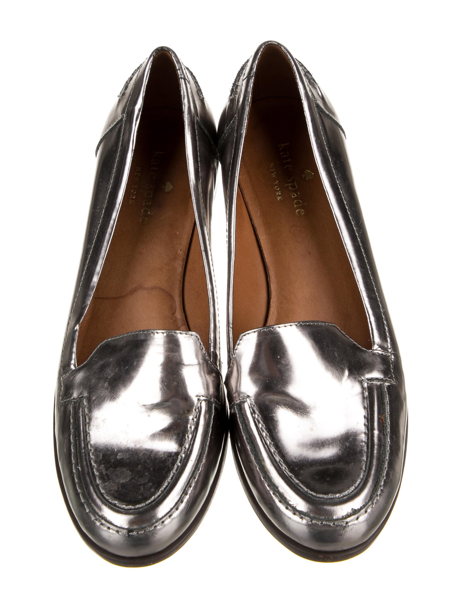 kate spade new york deck patent leather loafers