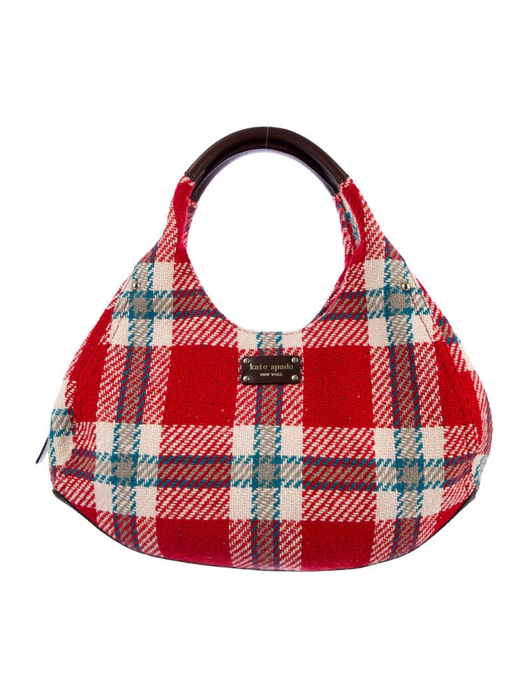 Kate Spade New York Plaid Tote Bag Handbags WKA23566 The RealReal