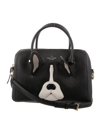 Kate Spade New York Ma Cherie Antoine Boston Terrier Dog Handle Bag