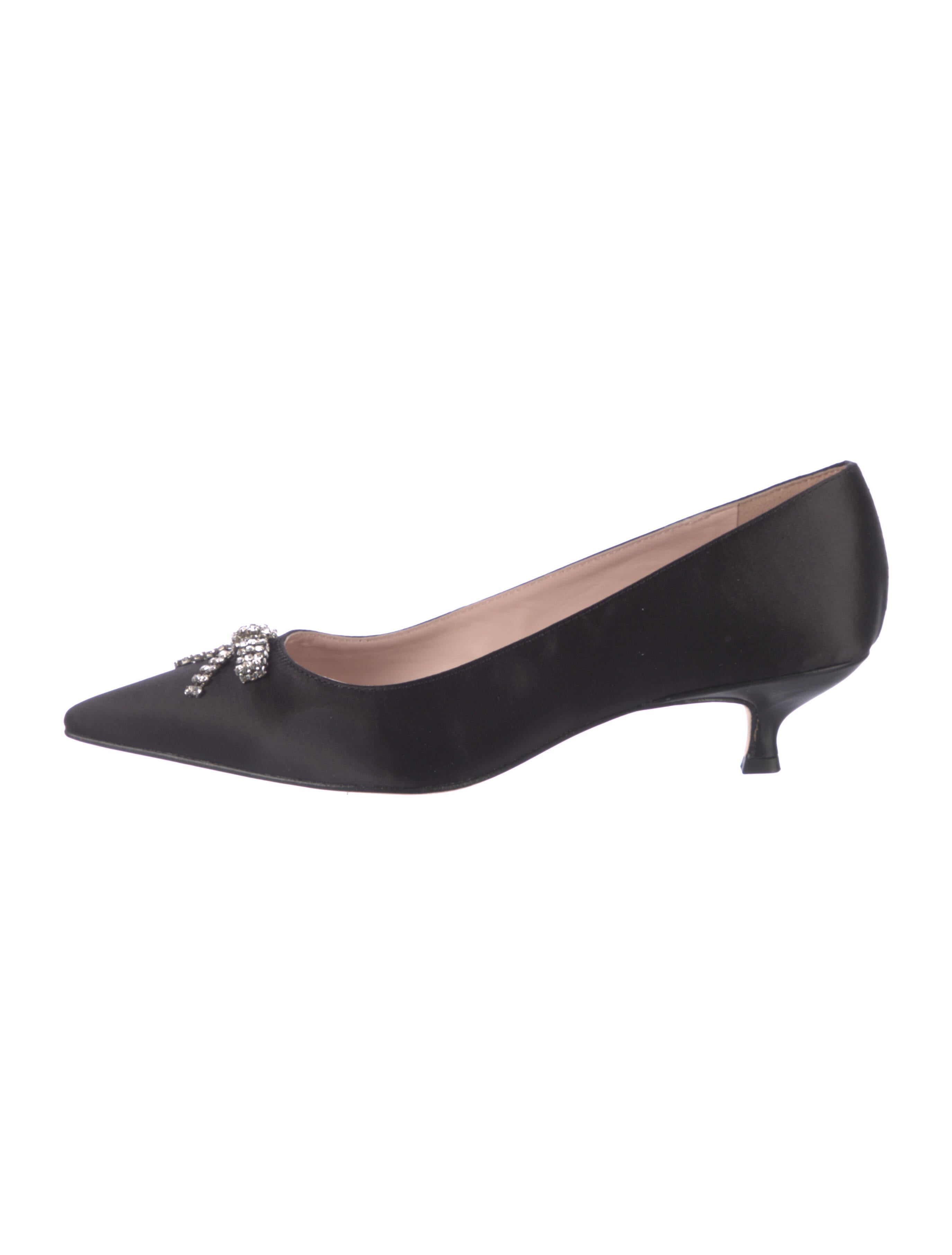 kate spade black pumps