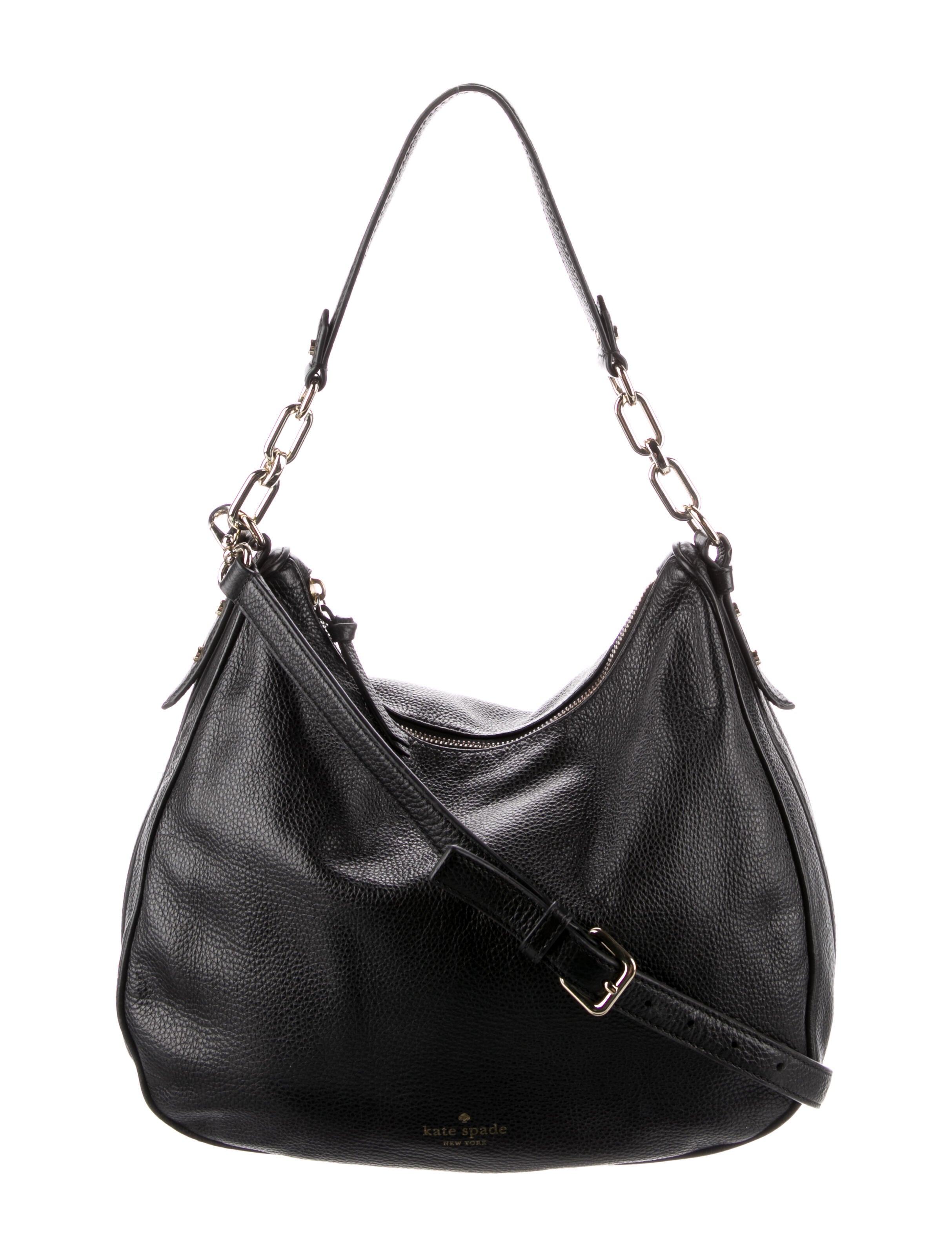 Kate Spade New York Leather Shoulder Bag Black Shoulder Bags