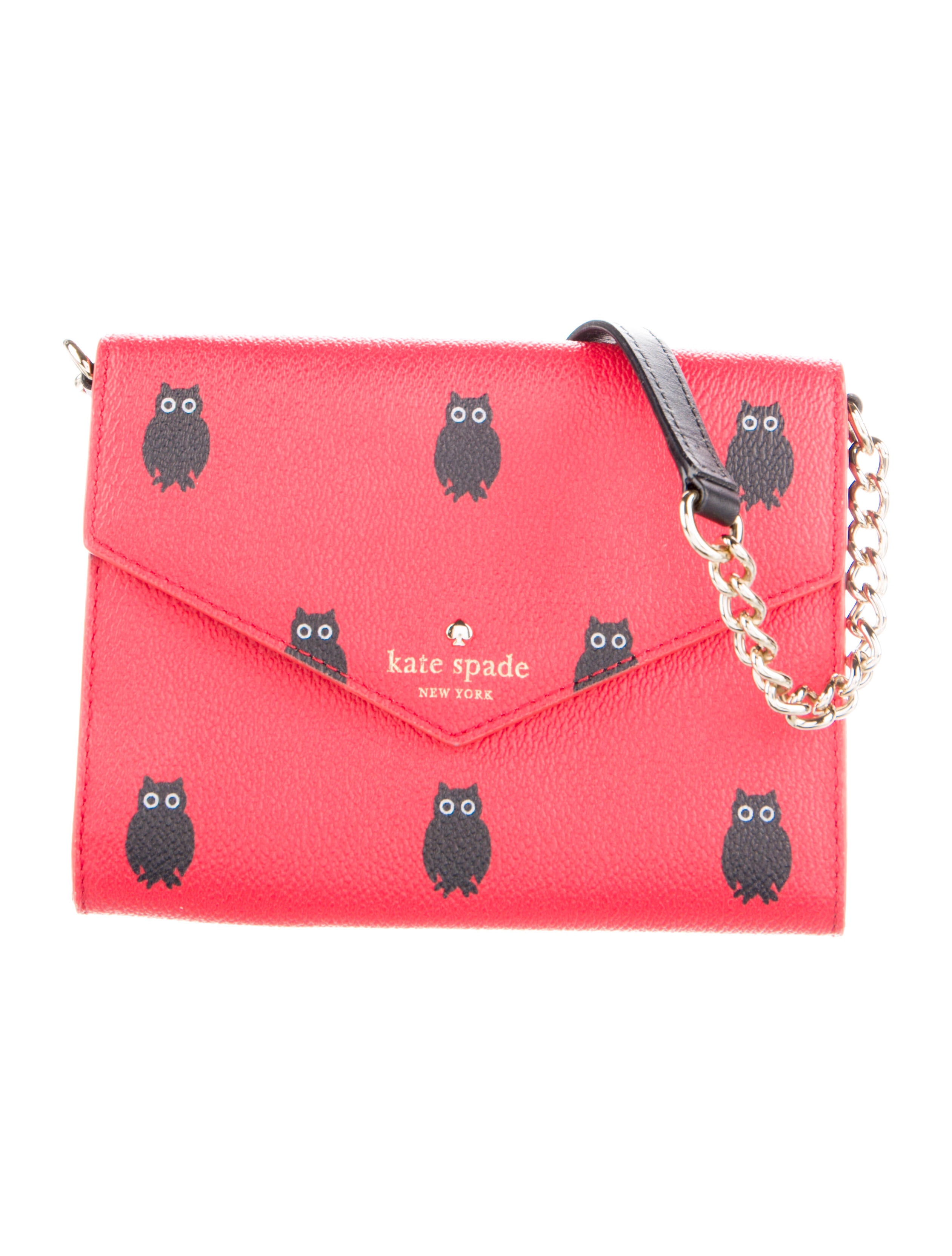 Kate Spade New York Coated Canvas Owl Print Crossbody Bag