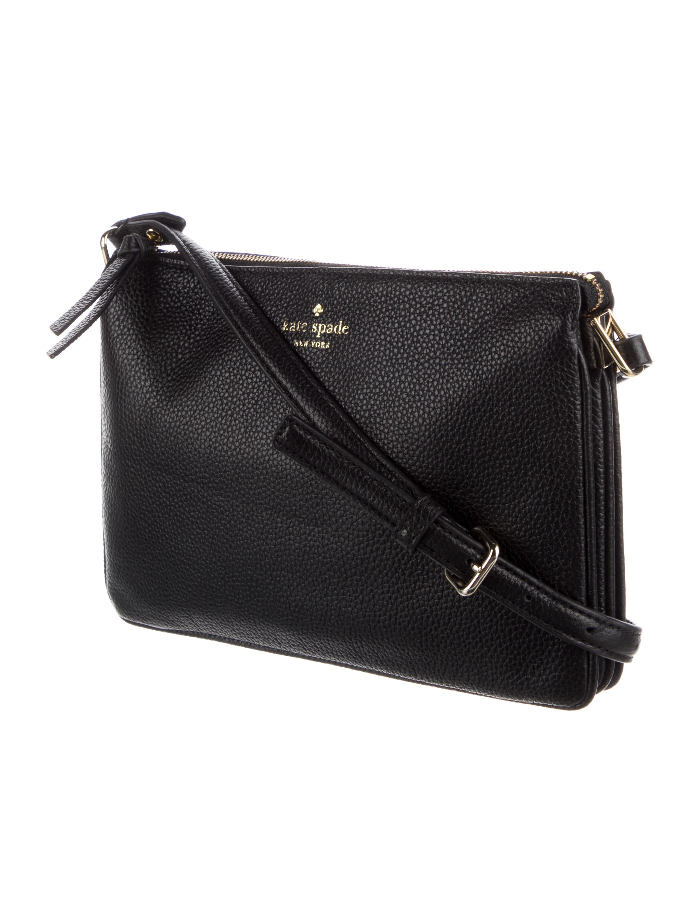 Kate Spade New York Small Leather Crossbody Bag Black Crossbody Bags