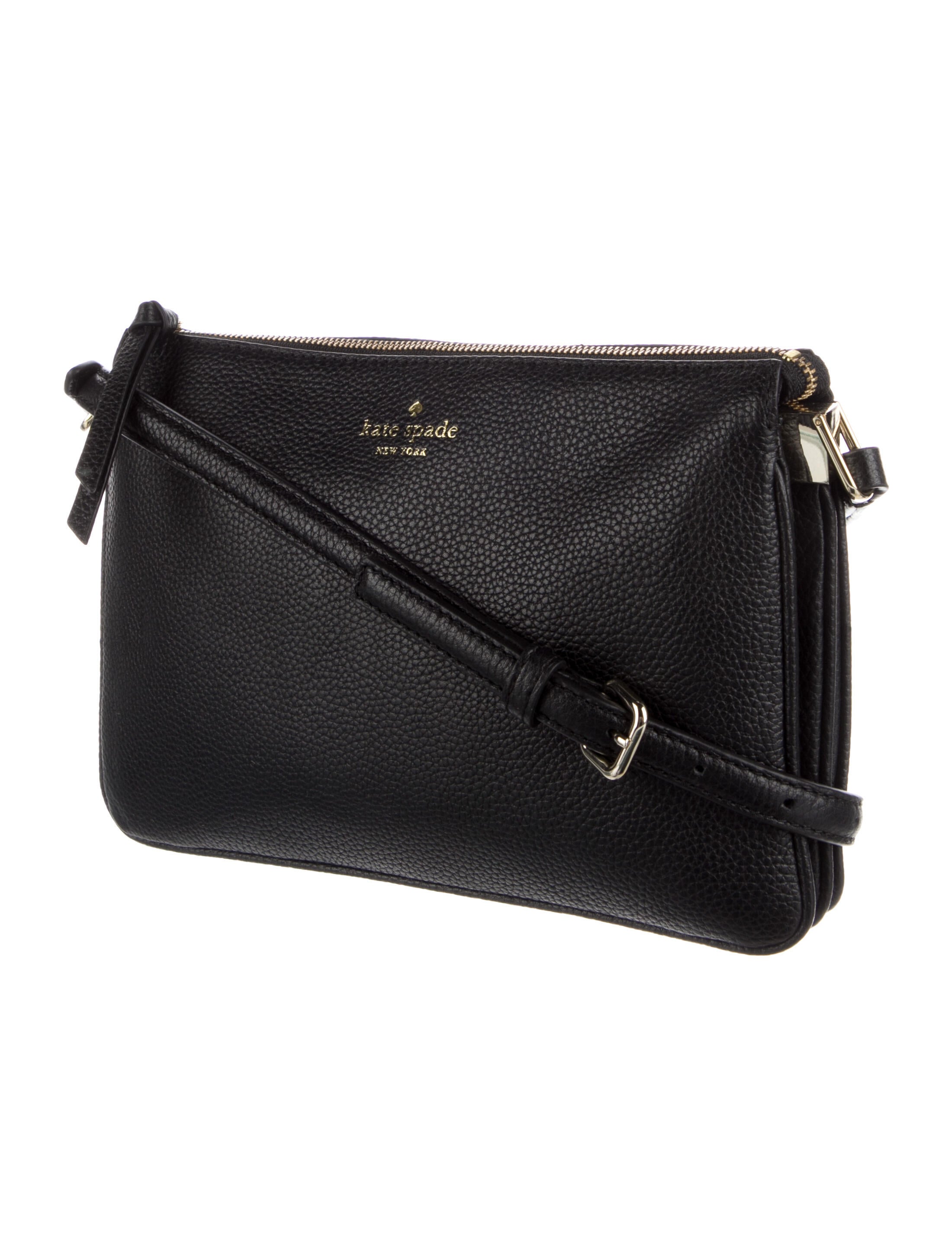 Kate Spade New York Small Leather Crossbody Bag Black Crossbody Bags