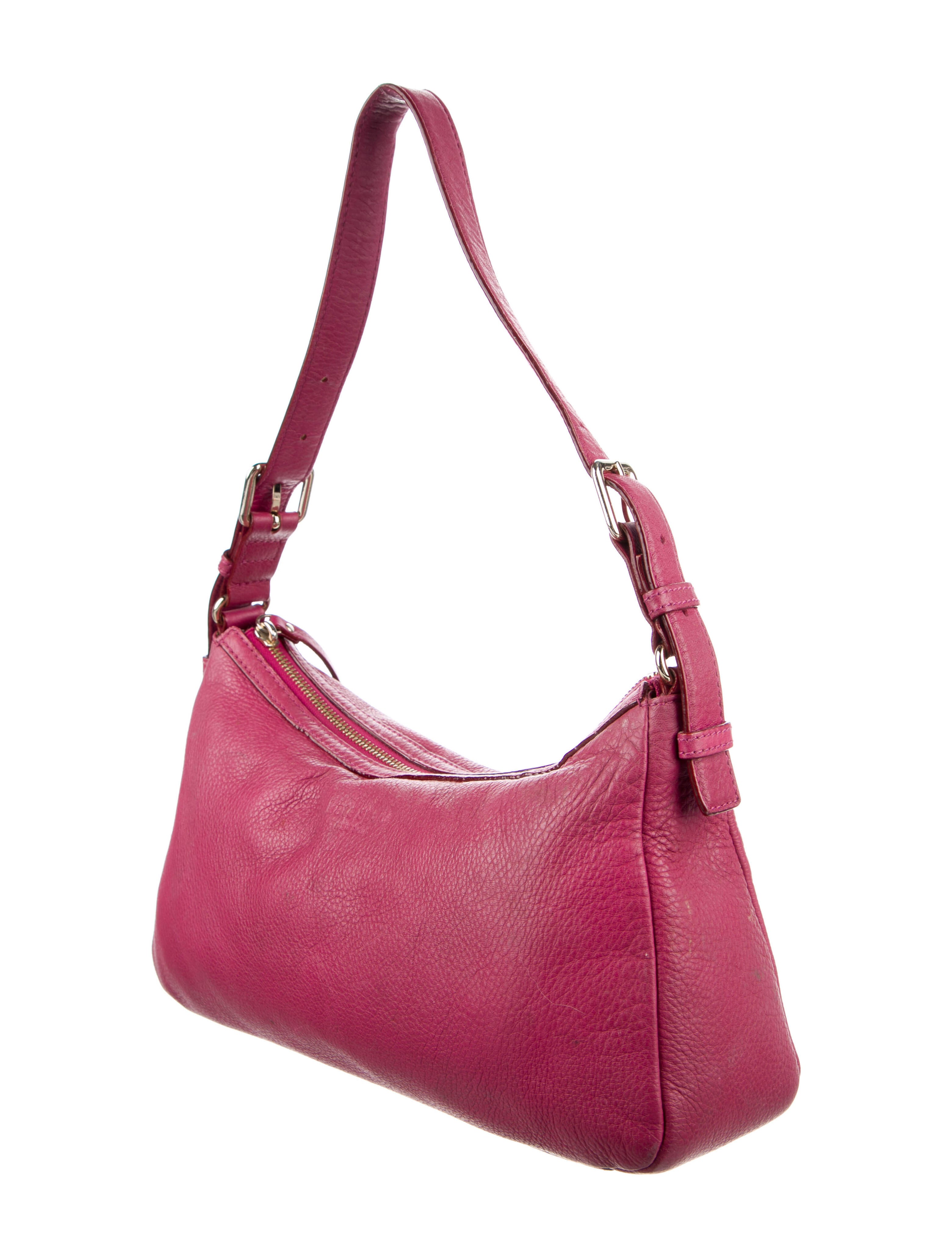 Kate Spade New York Textured Leather Shoulder Bag Pink Shoulder Bags, Handbags WKA287106