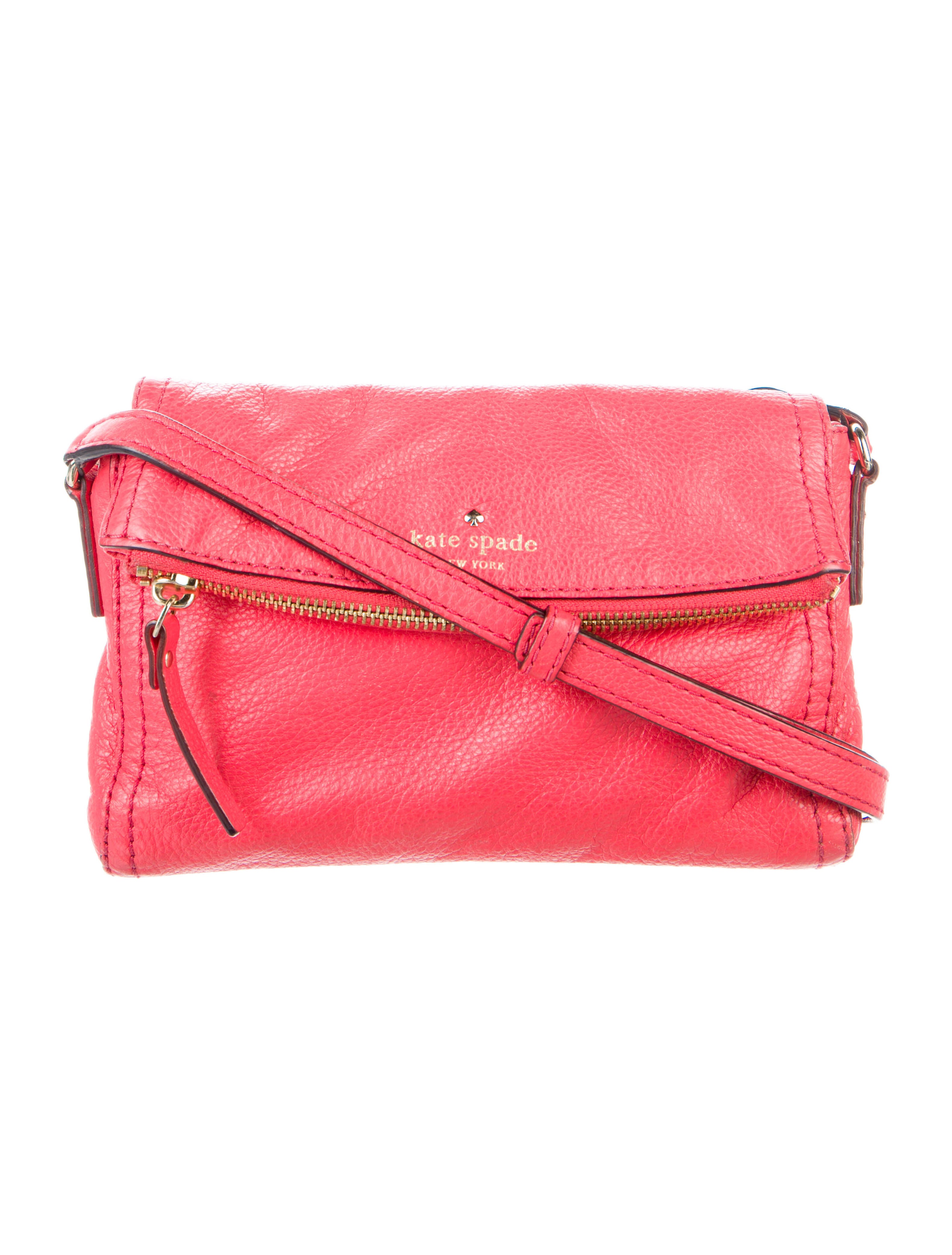 Kate Spade New York Leather Crossbody Bag Red Crossbody Bags