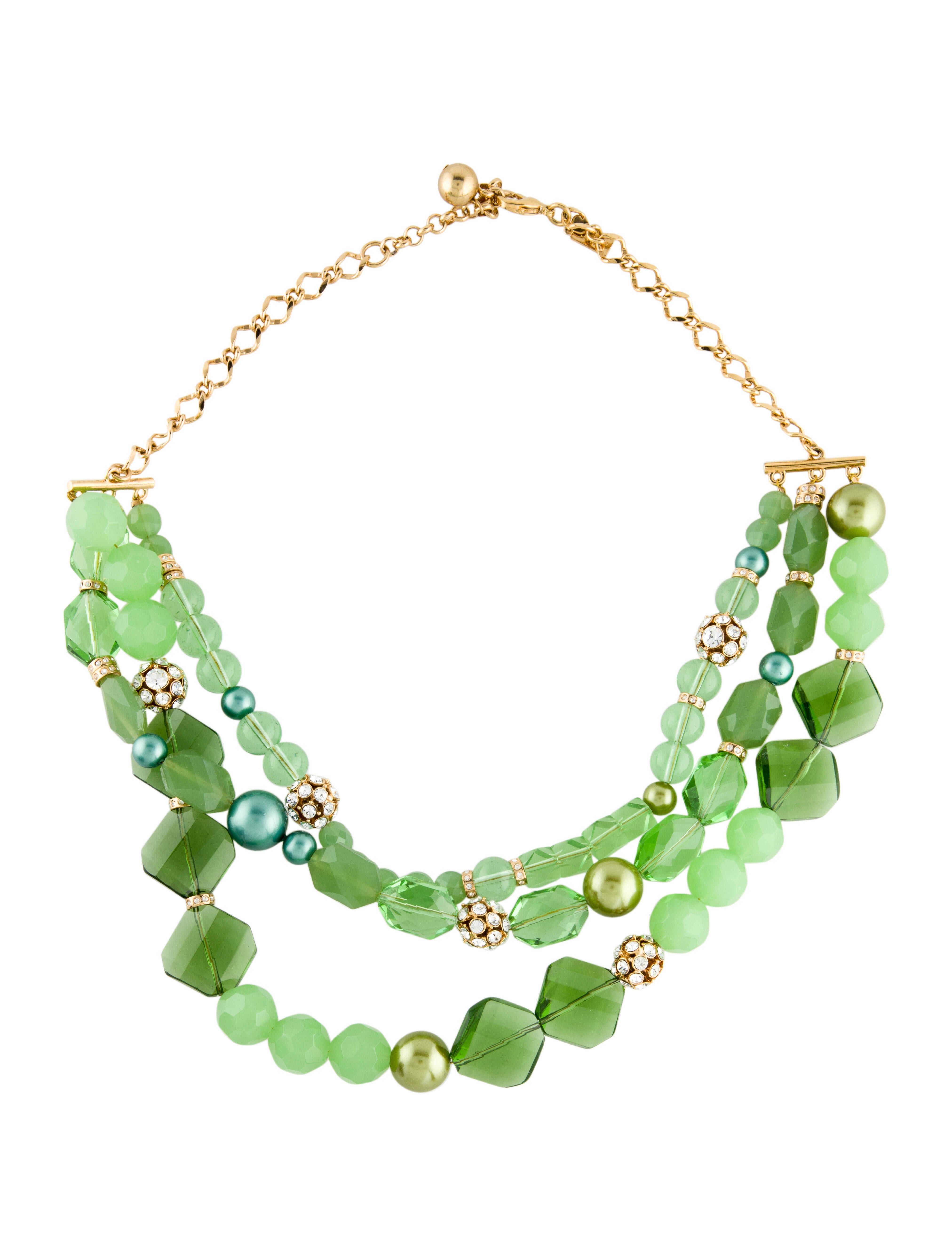 Kate Spade New York All Wrapped Up In Pearls Necklace GoldTone Metal