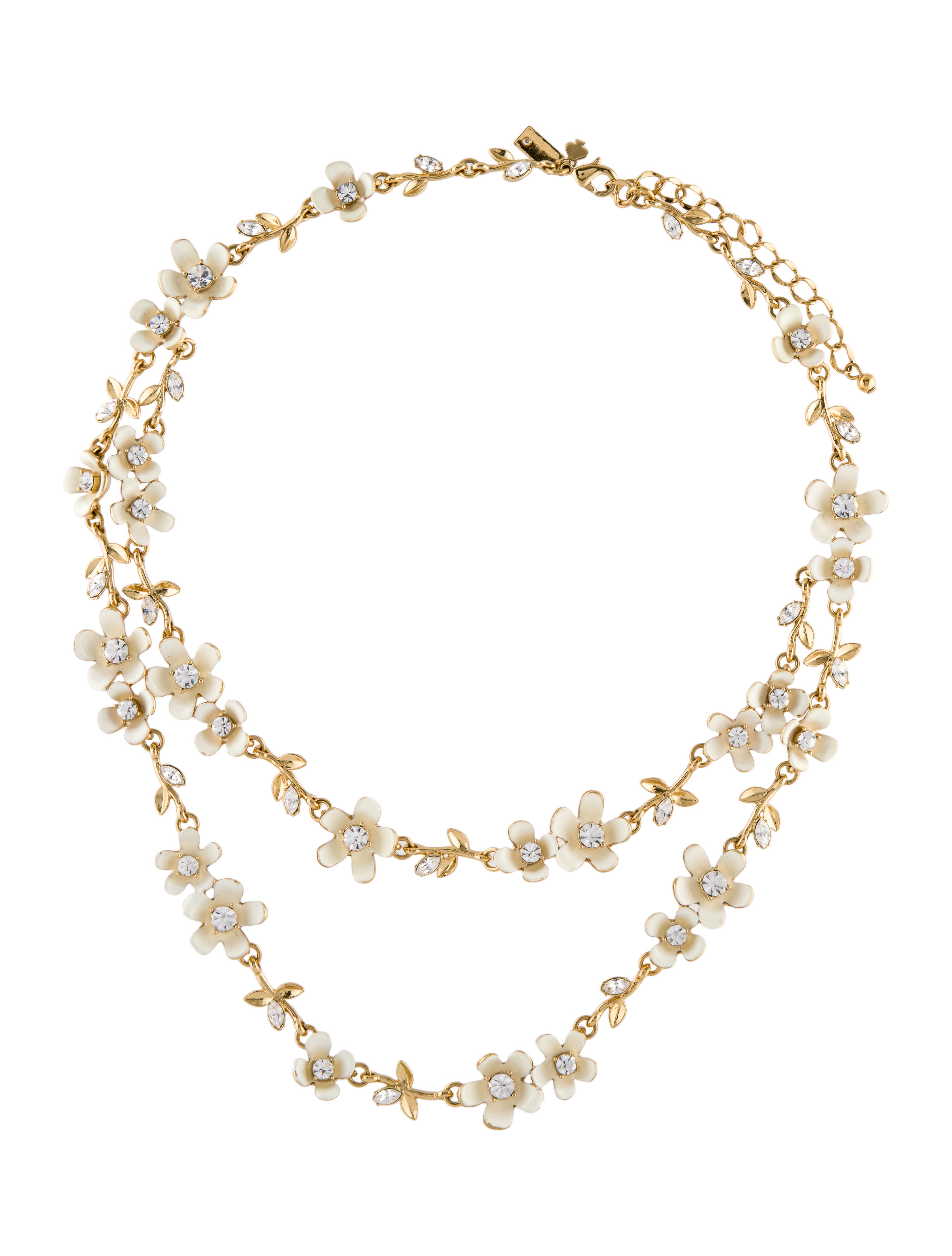 Kate Spade New York Crystal Geometric Collar Necklace GoldTone Metal