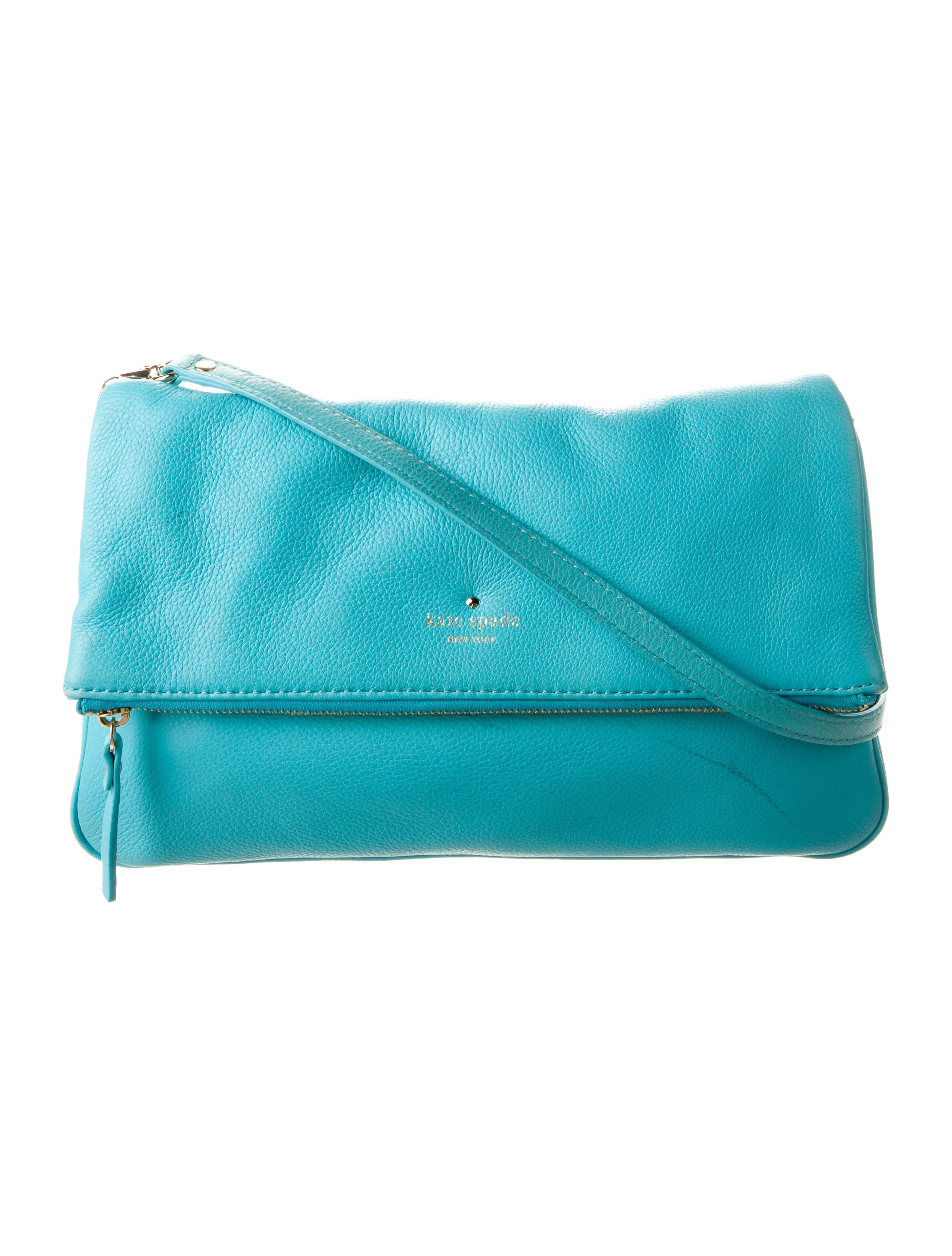 Kate Spade New York Textured Leather Crossbody Bag Green Crossbody