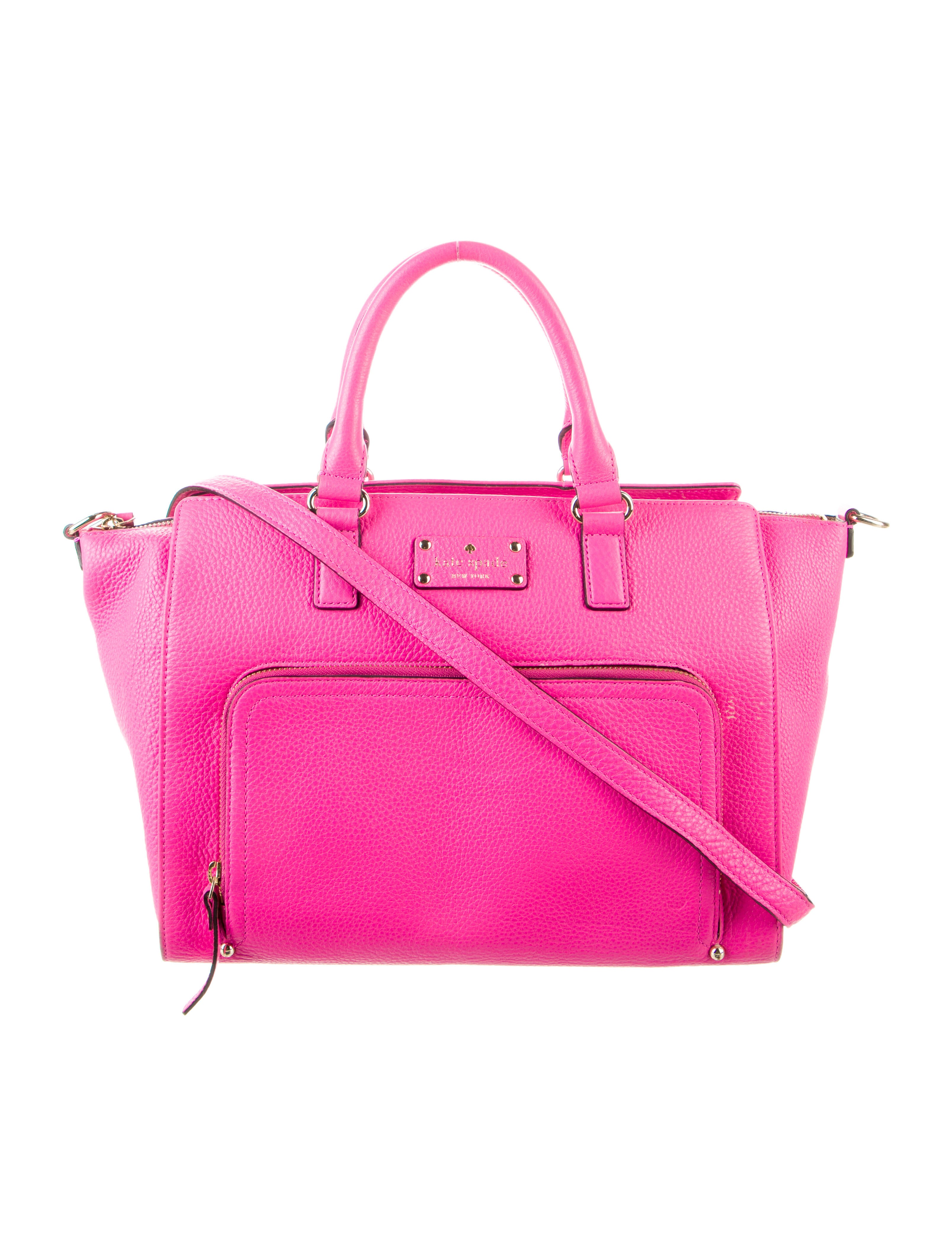 Kate Spade New York Leather Shoulder Bag Pink Shoulder Bags, Handbags