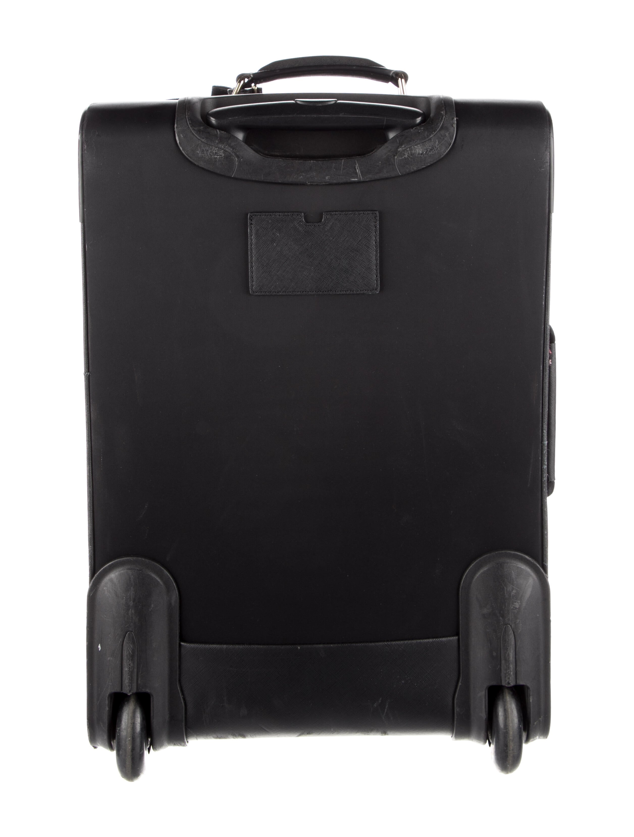 Kate Spade New York Rolling Nylon Carry-On - Black Luggage and