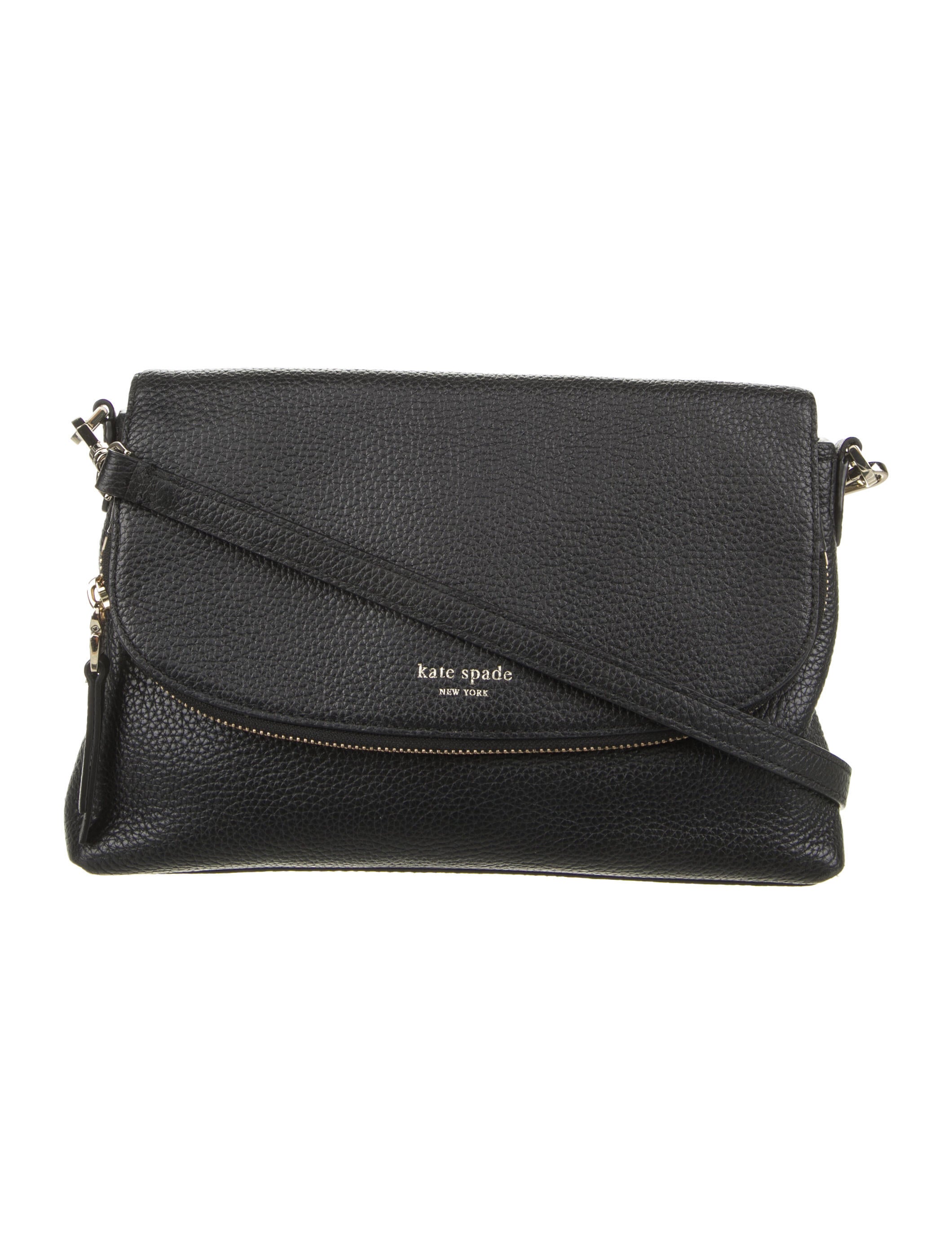 Kate Spade New York Leather Shoulder Bag Black Shoulder Bags