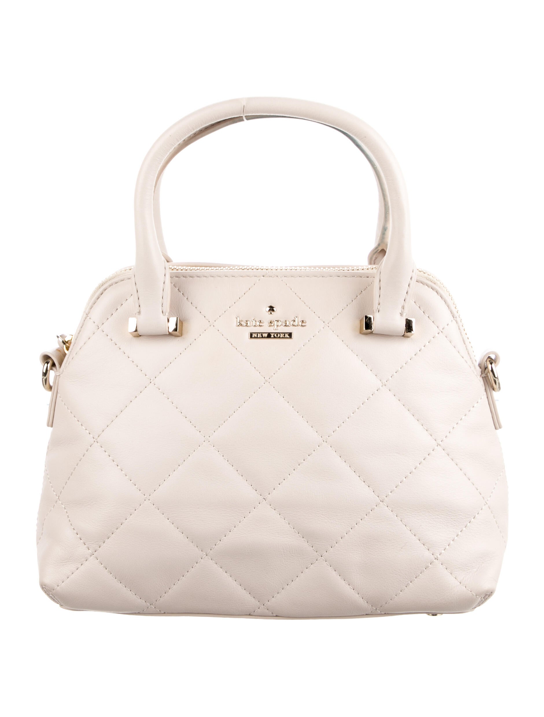 Kate Spade New York Quilted Leather Handle Bag Pink Handle Bags