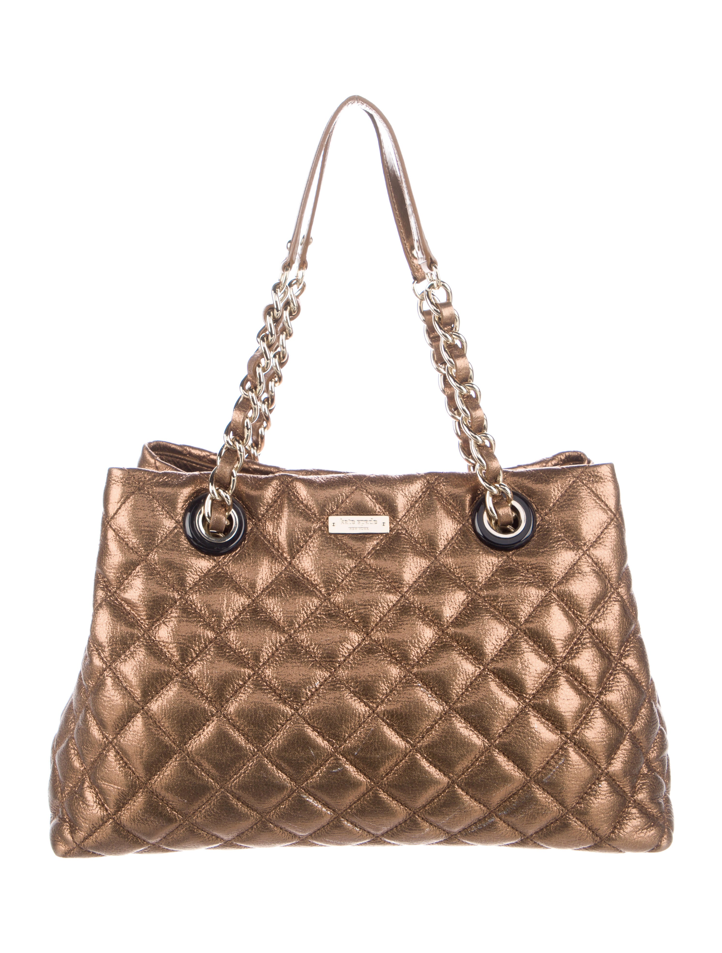 Kate Spade New York Quilted Leather Shoulder Bag Neutrals Shoulder