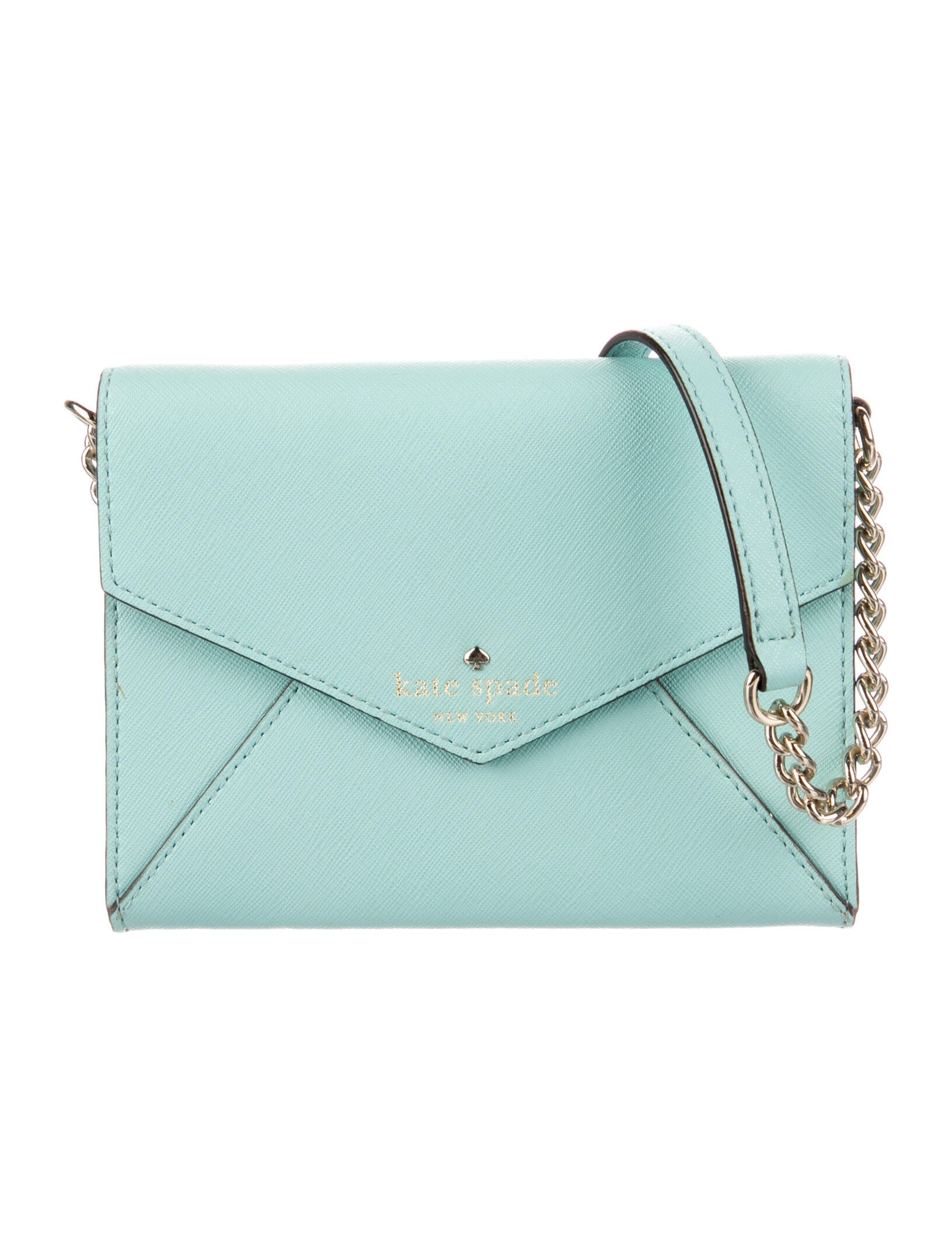 Kate Spade New York Mini Saffiano Leather Crossbody Bag Blue Crossbody Bags, Handbags