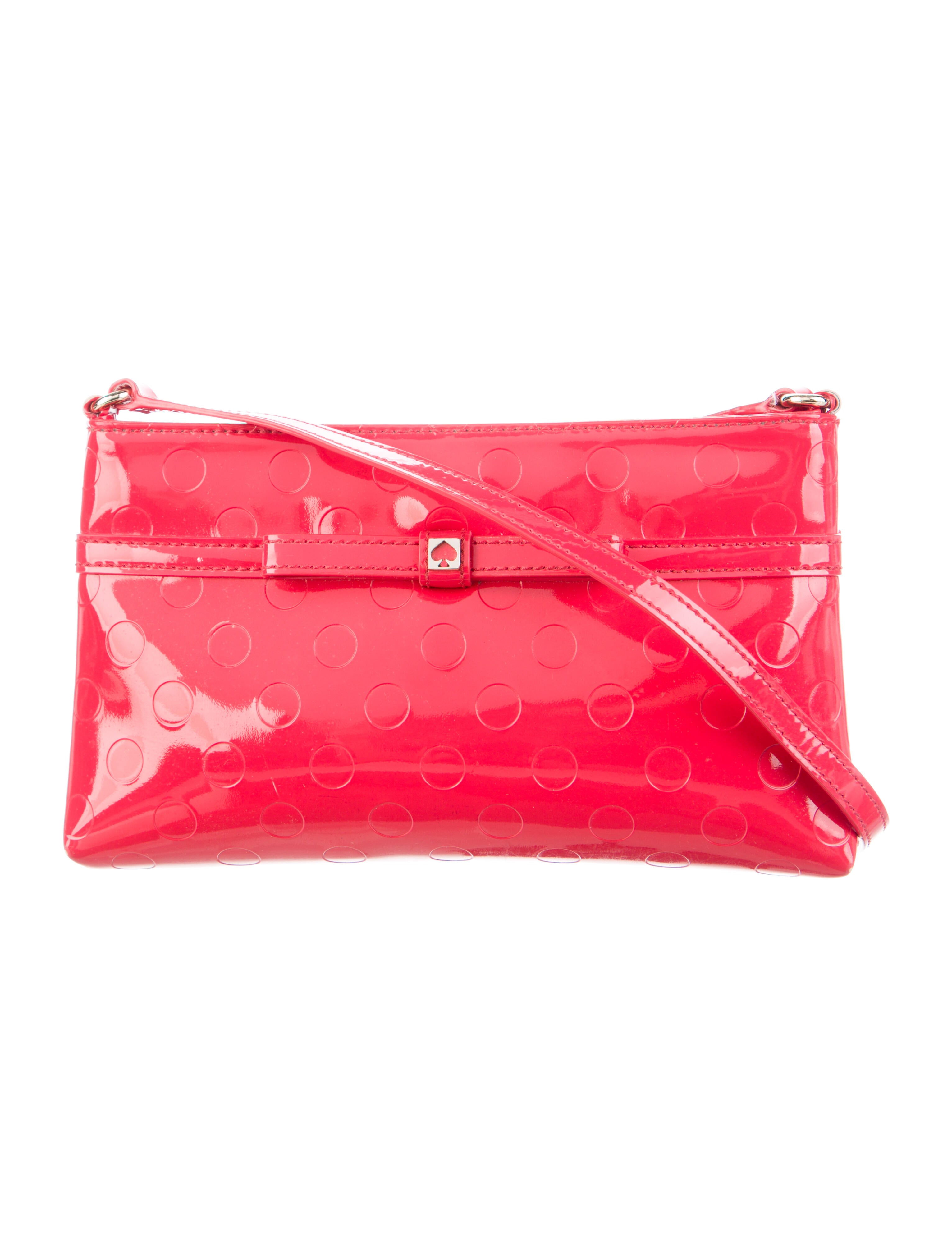 Kate Spade New York Bow Patent Leather Crossbody Bag Pink Crossbody
