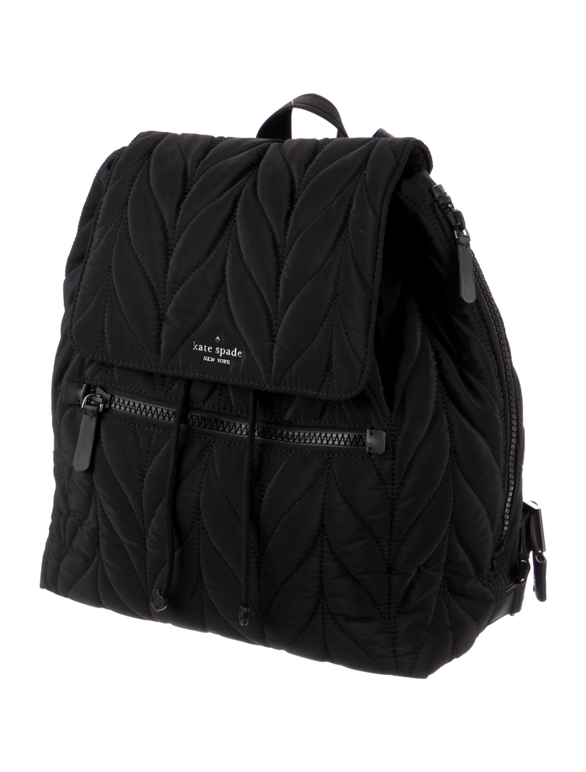 Kate Spade New York Convertible Nylon Backpack Black Backpacks