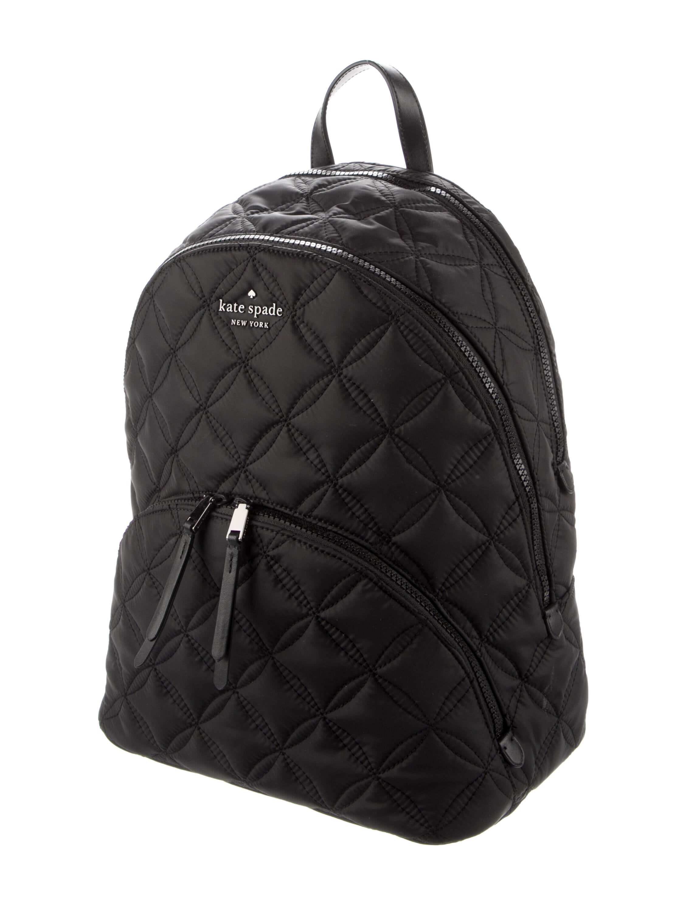 Kate Spade New York Convertible Nylon Backpack Black Backpacks