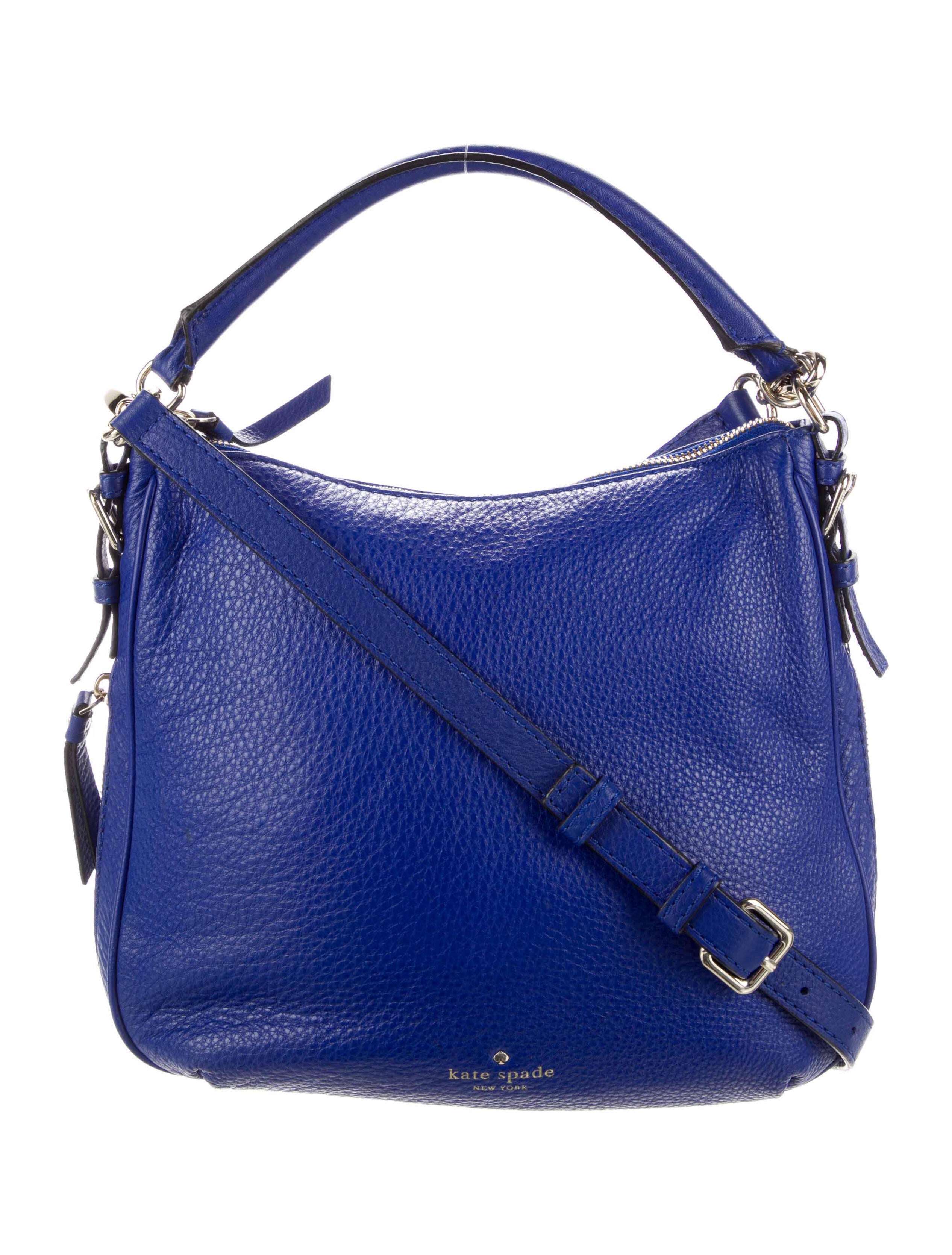 Kate Spade New York Leather Hobo Bag Blue Hobos, Handbags WKA306393 The RealReal