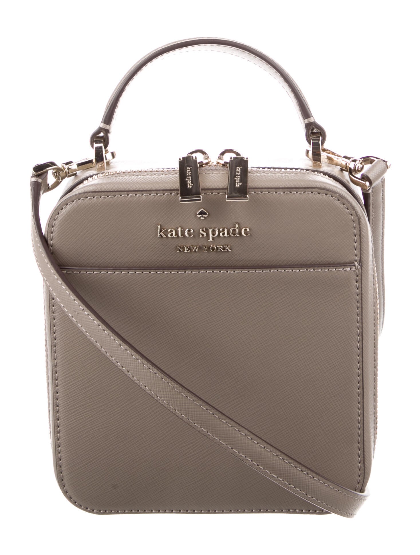 Kate Spade New York Kate Spade New York Leather Crossbody Bag Grey