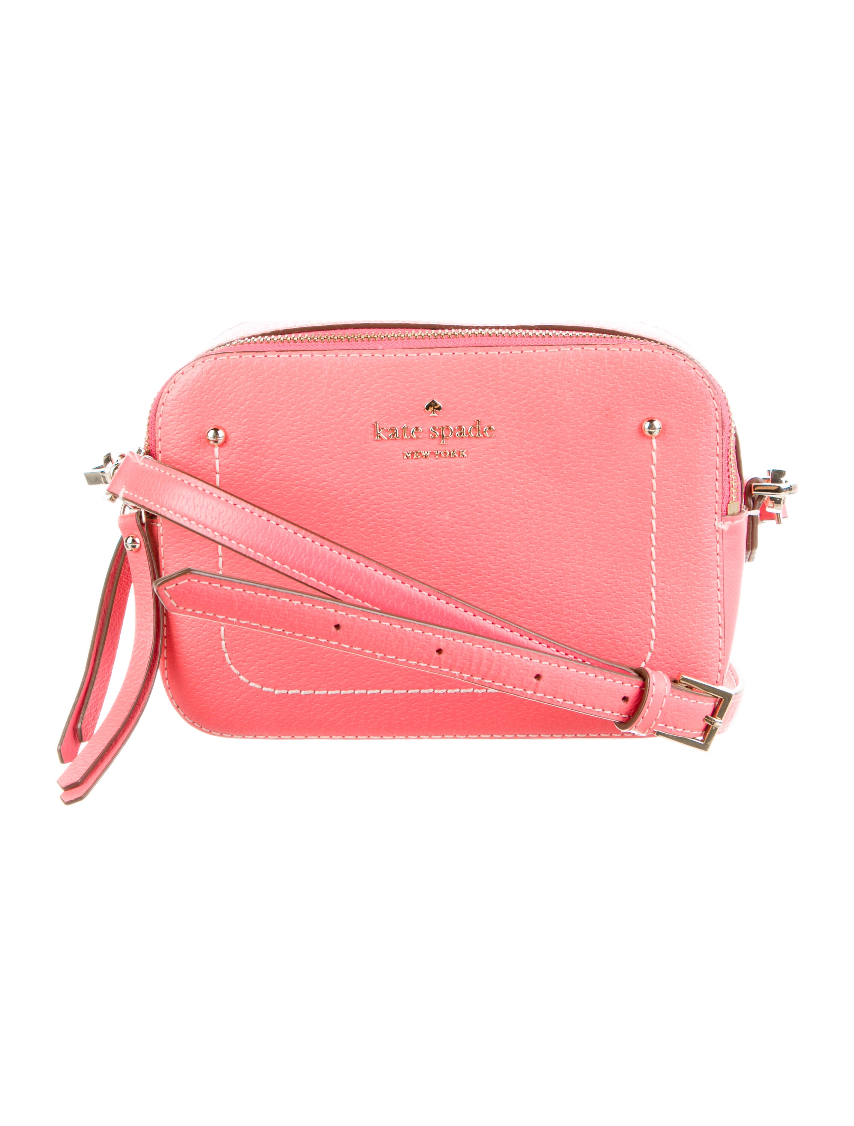 Kate Spade New York Leather Crossbody Bag Pink Crossbody Bags