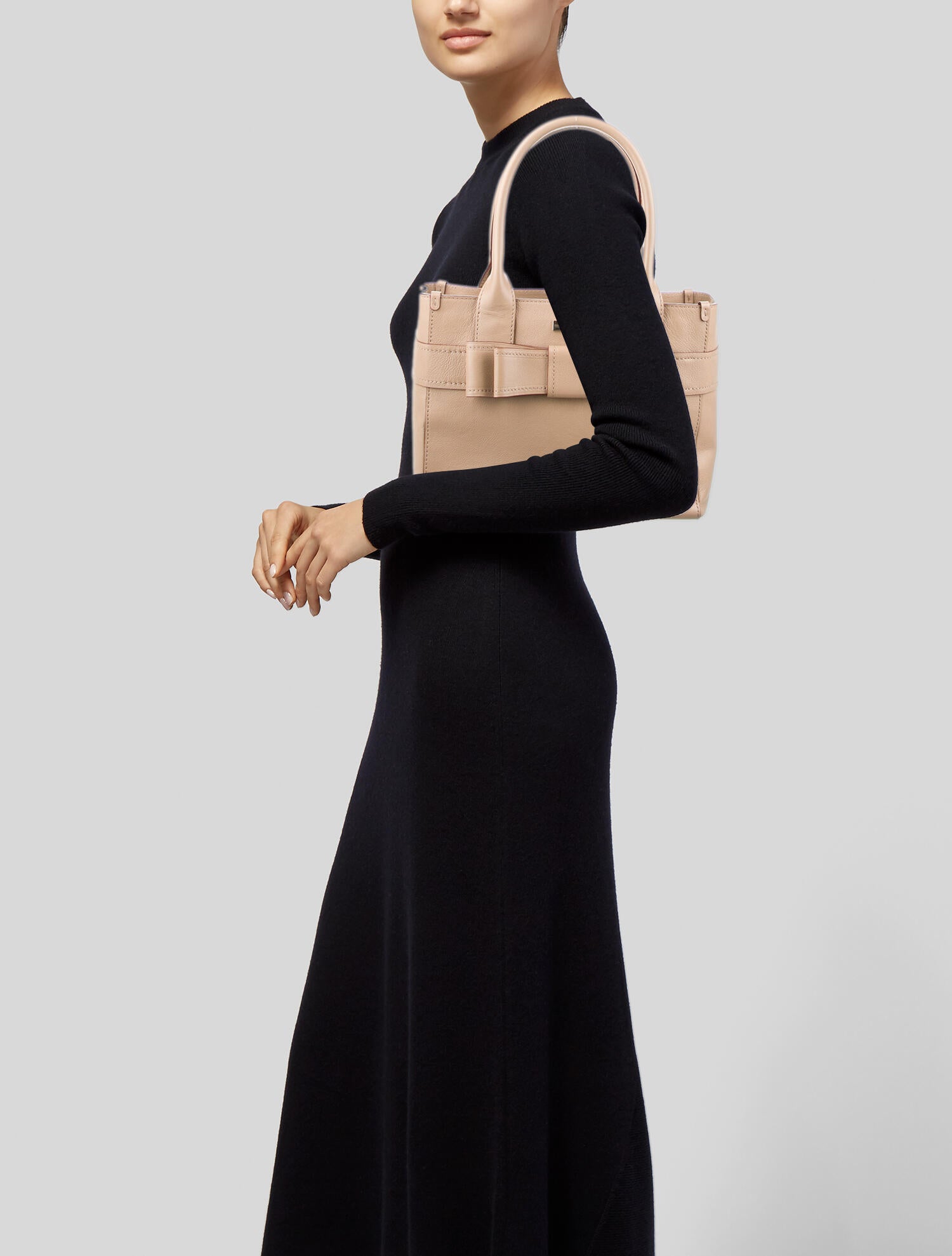 Kate Spade New York Cobble Hill Straw Little Minka Bag Green Shoulder