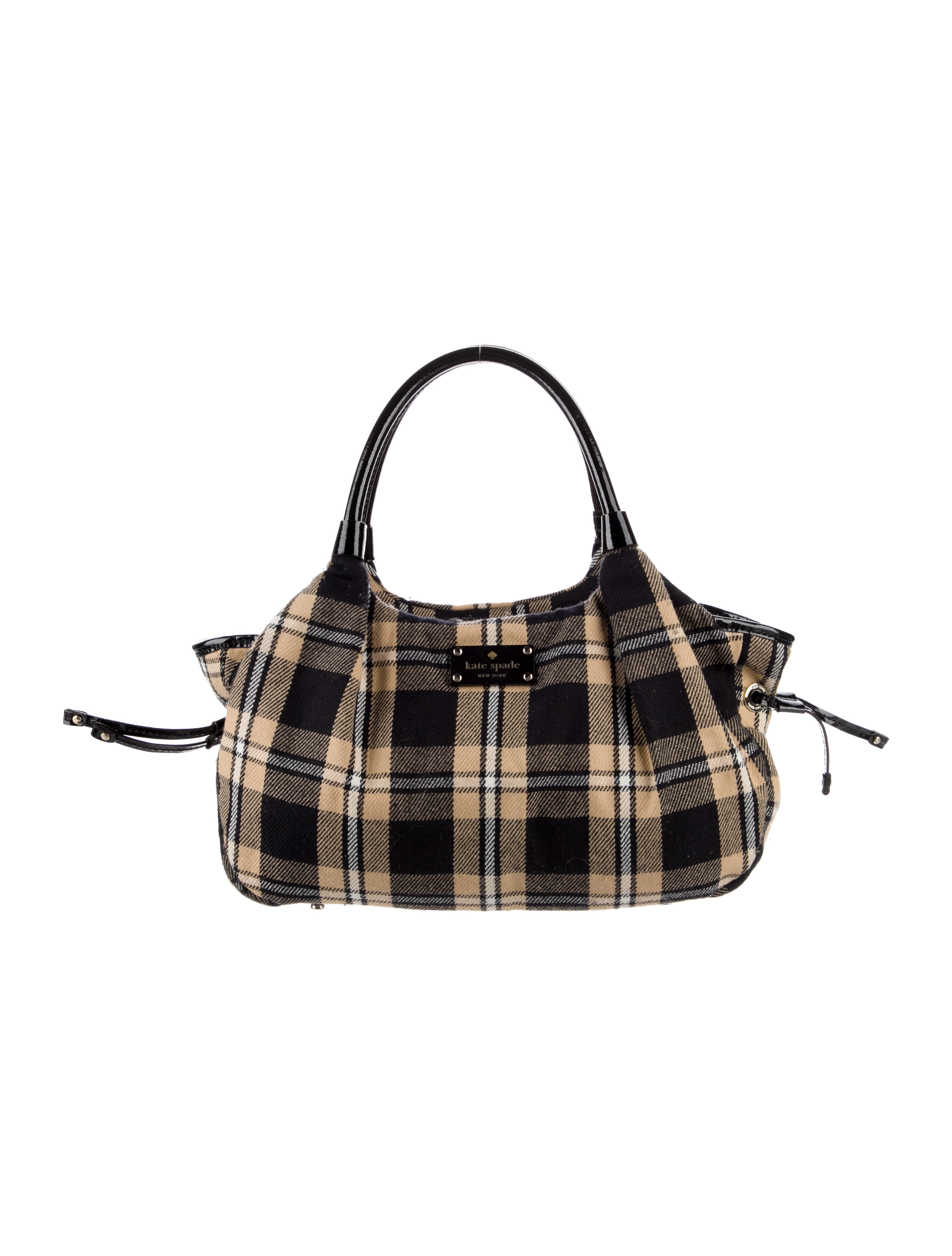 Arriba 107+ imagen kate spade black plaid purse Thptnganamst.edu.vn