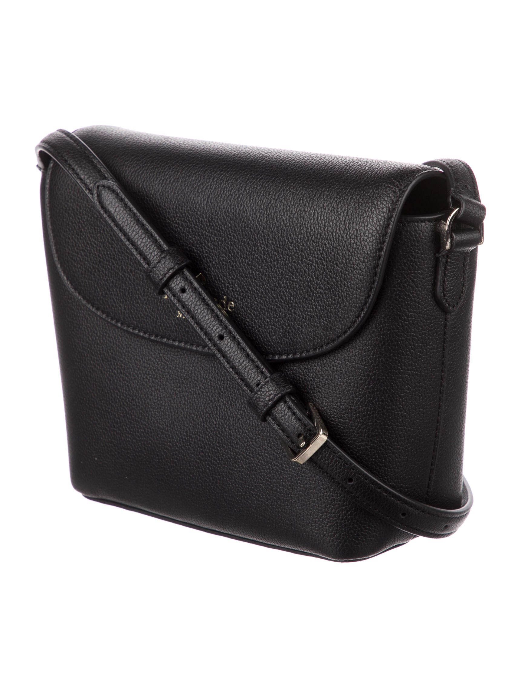Kate Spade New York Pebbled Leather Crossbody Bag Black Crossbody Bags, Handbags WKA310836