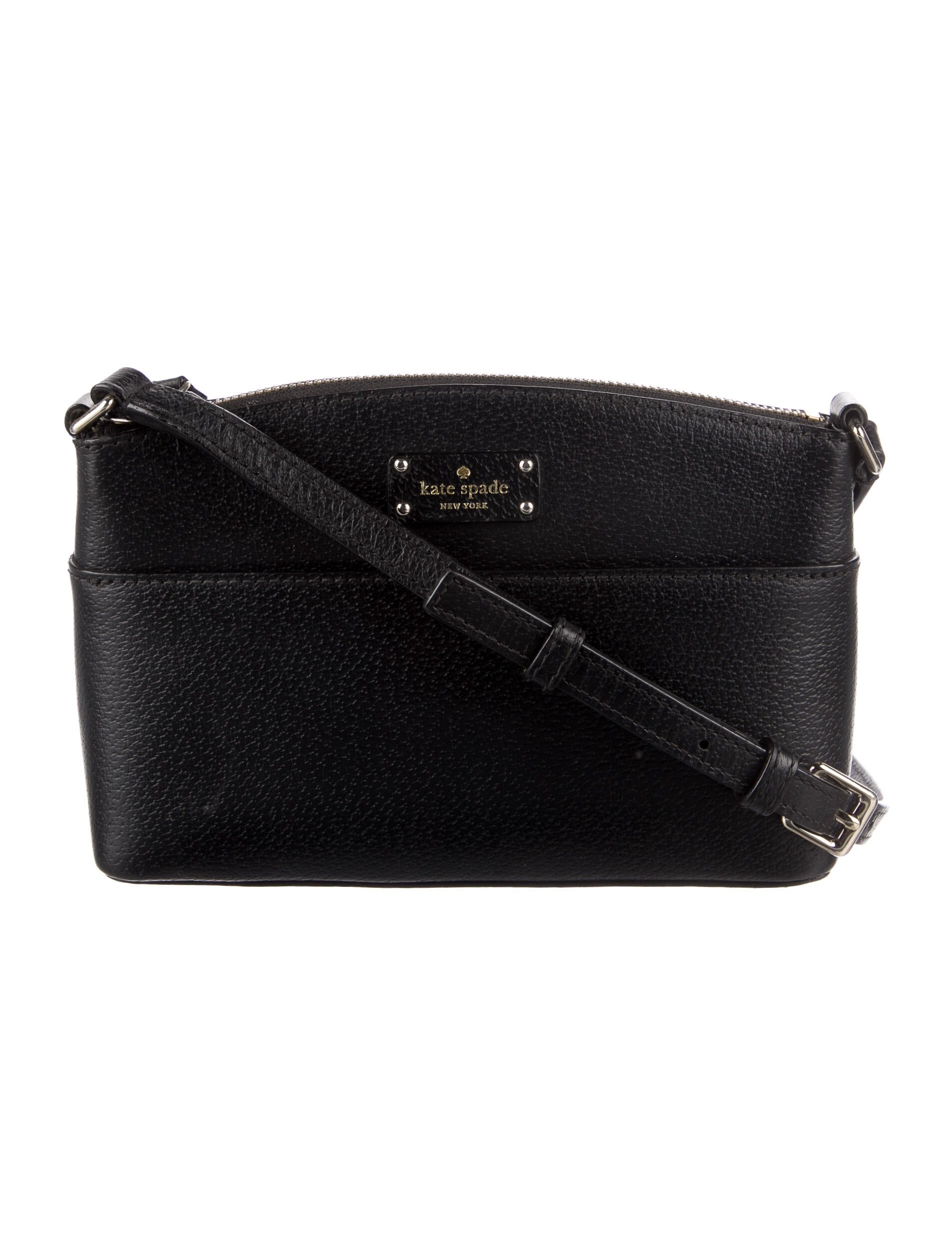 Kate Spade New York Leather Crossbody Bag Black Crossbody Bags