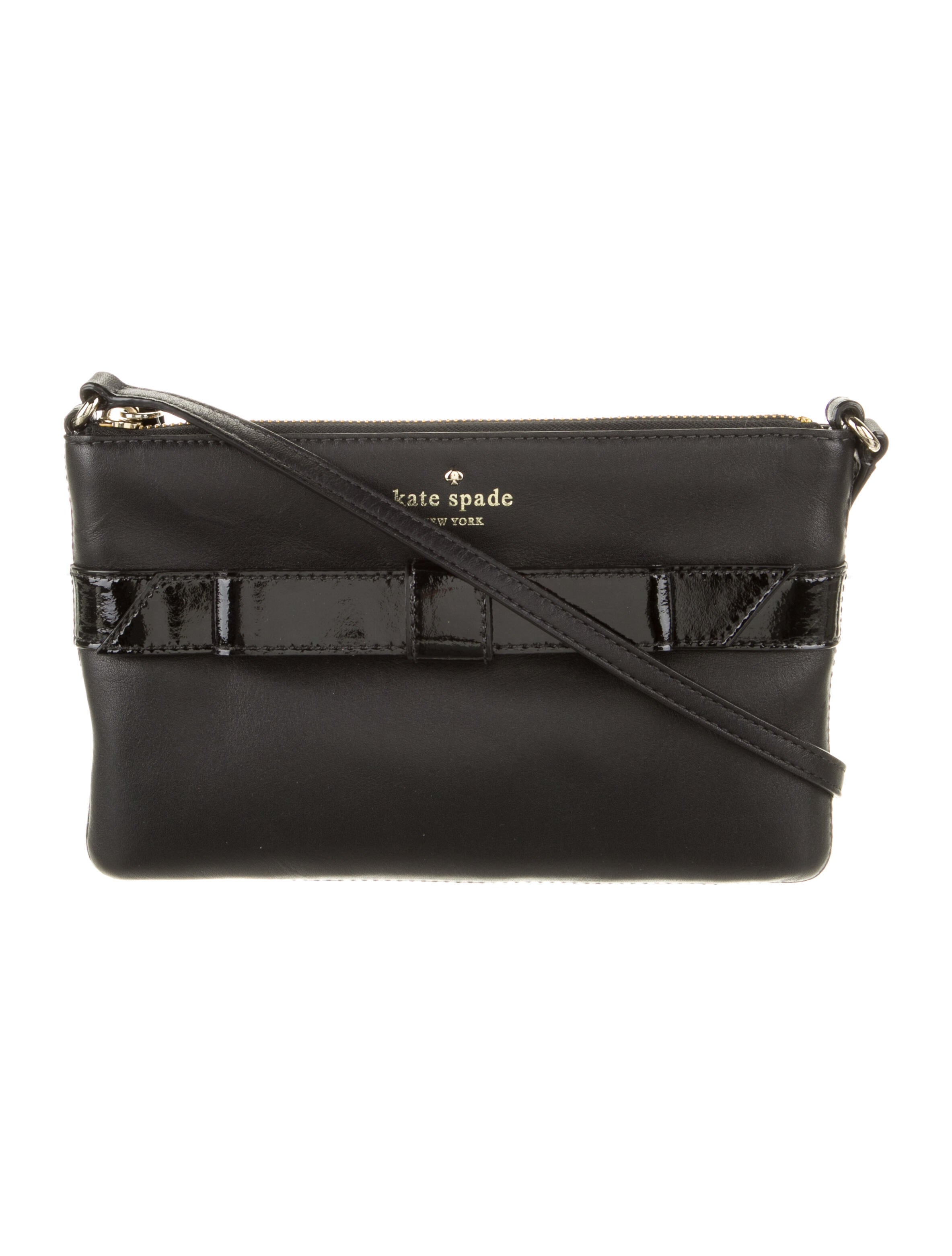 Kate Spade New York Leather Crossbody Bag Black Crossbody Bags