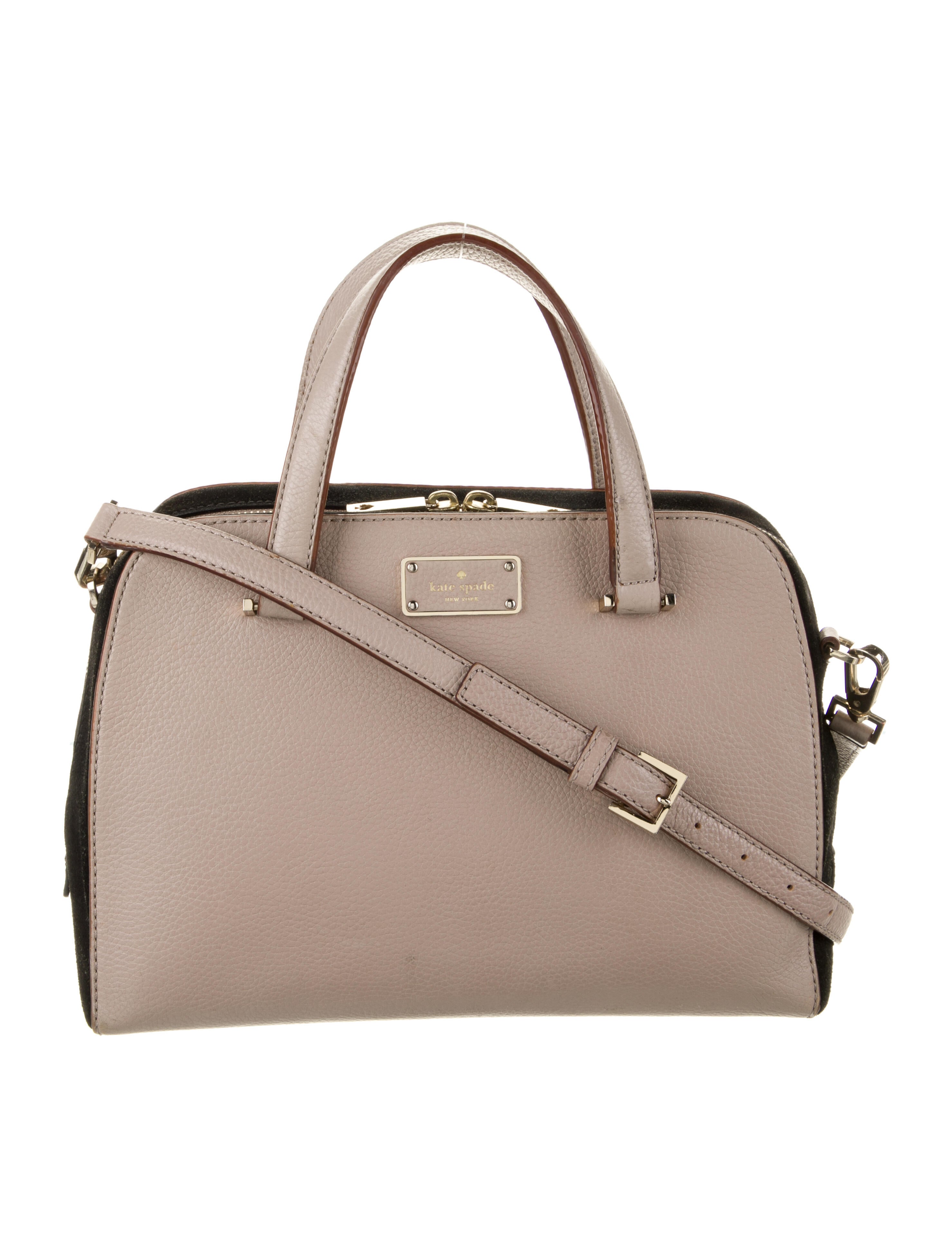 Kate Spade New York Leather Trimmed Handle Bag Neutrals Handle Bags