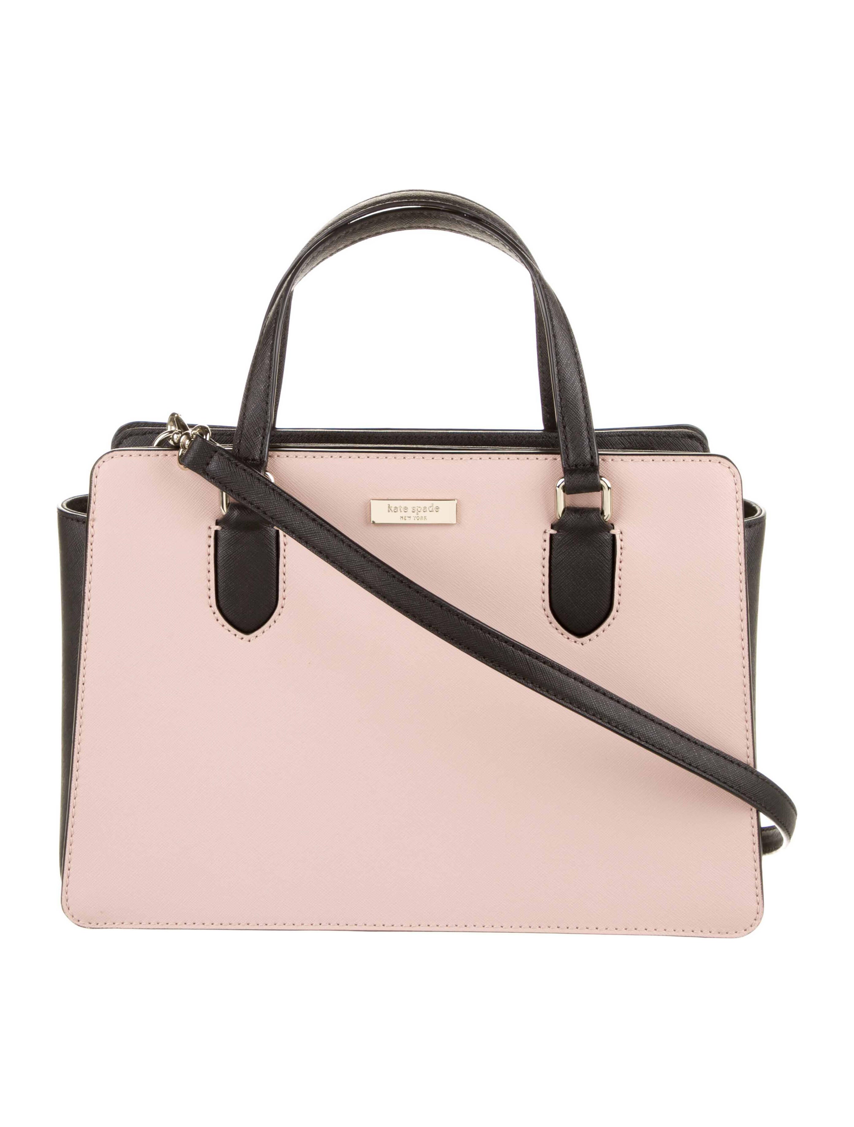 Kate Spade New York Leather Tote Bag Purple Totes, Handbags