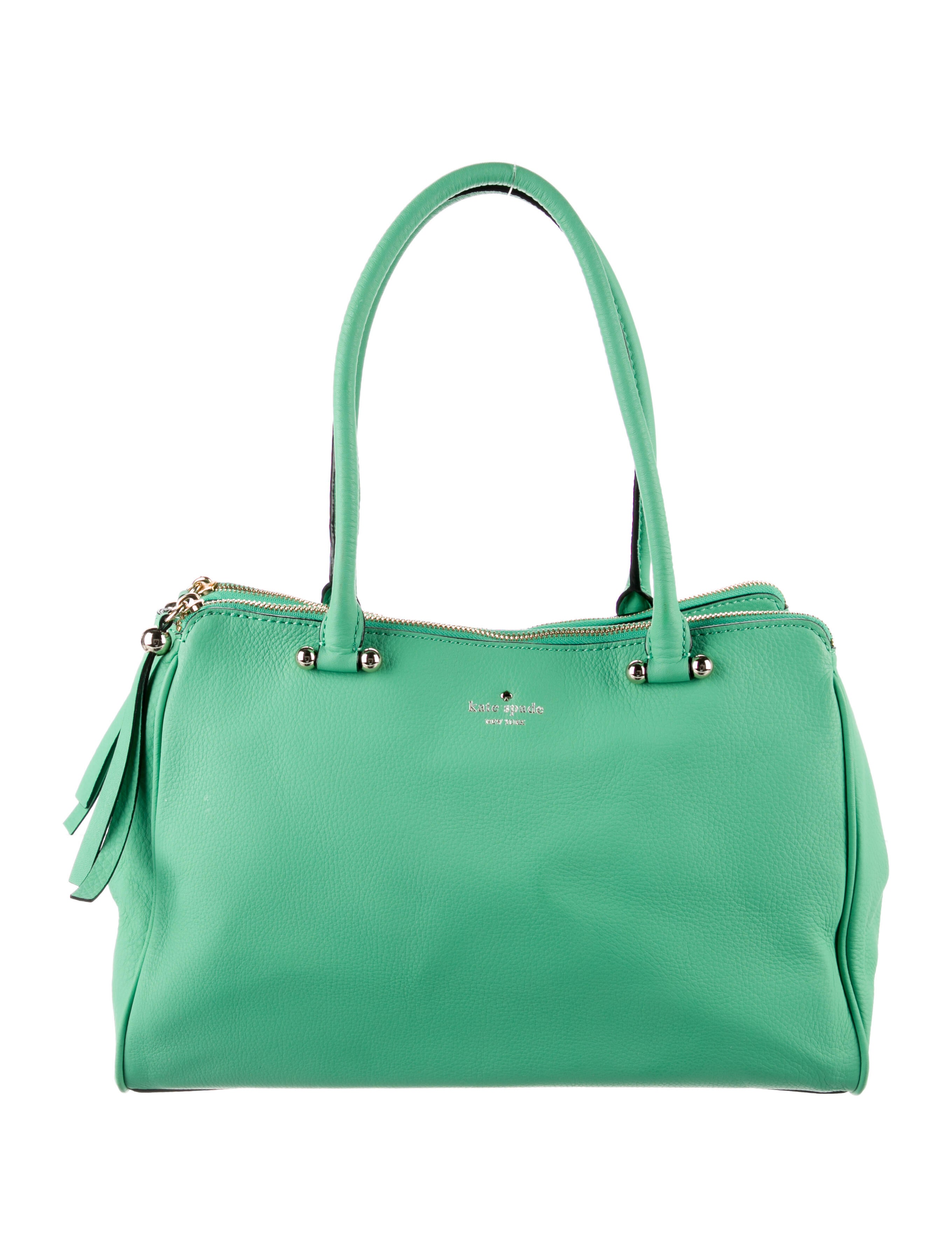 Kate Spade New York Leather Shoulder Bag w/ Tags Green Shoulder Bags
