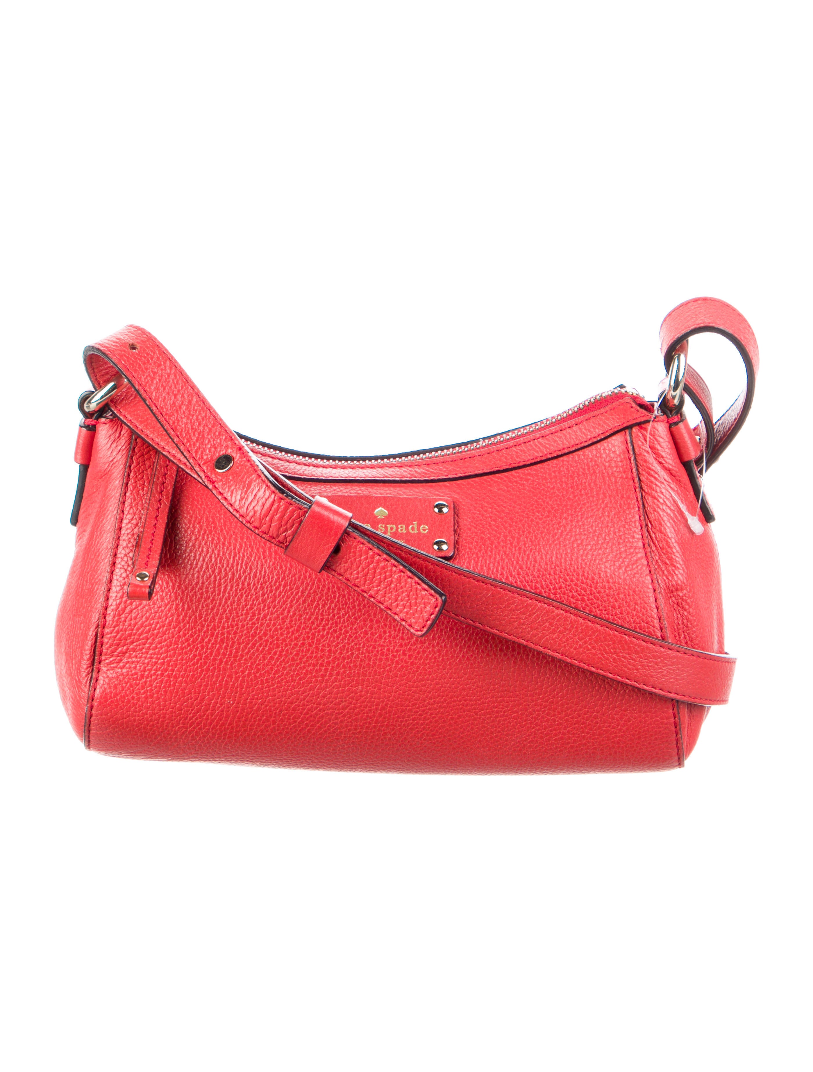 Kate Spade New York Leather Shoulder Bag Red Shoulder Bags, Handbags