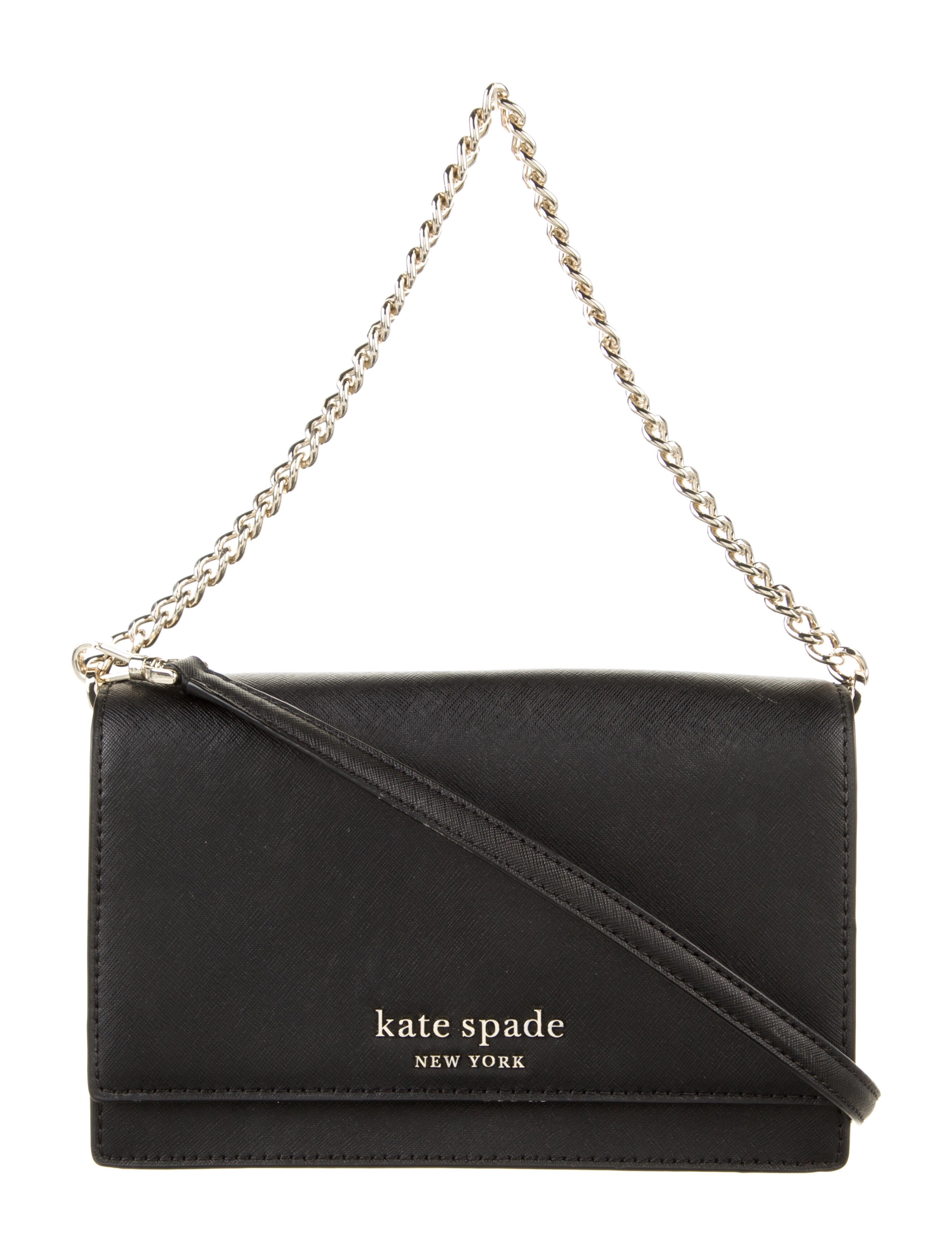 Kate Spade New York Leather Crossbody Bag w/ Tags Black Crossbody