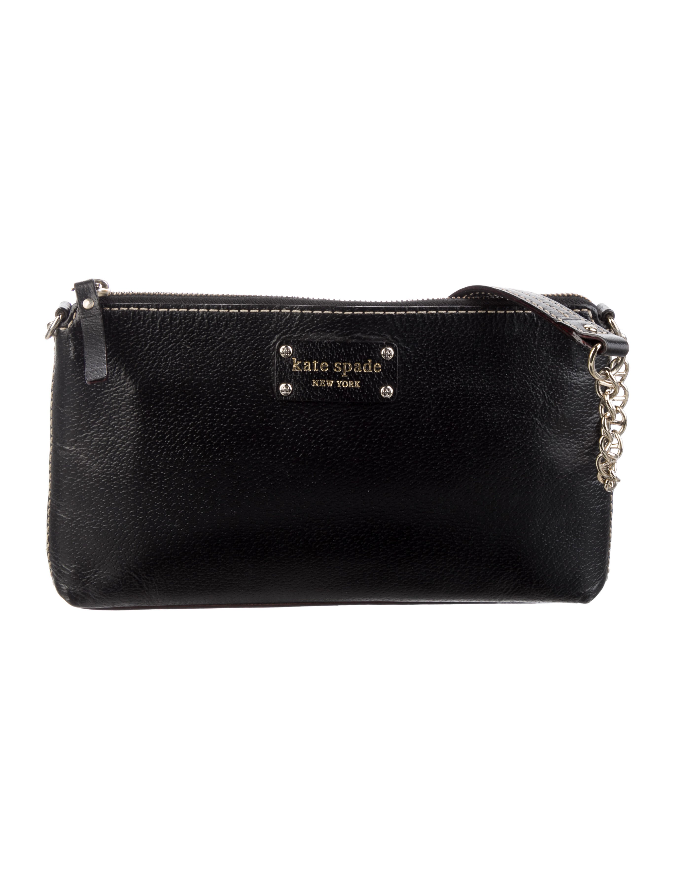 Kate Spade New York Leather Shoulder Bag Black Shoulder Bags