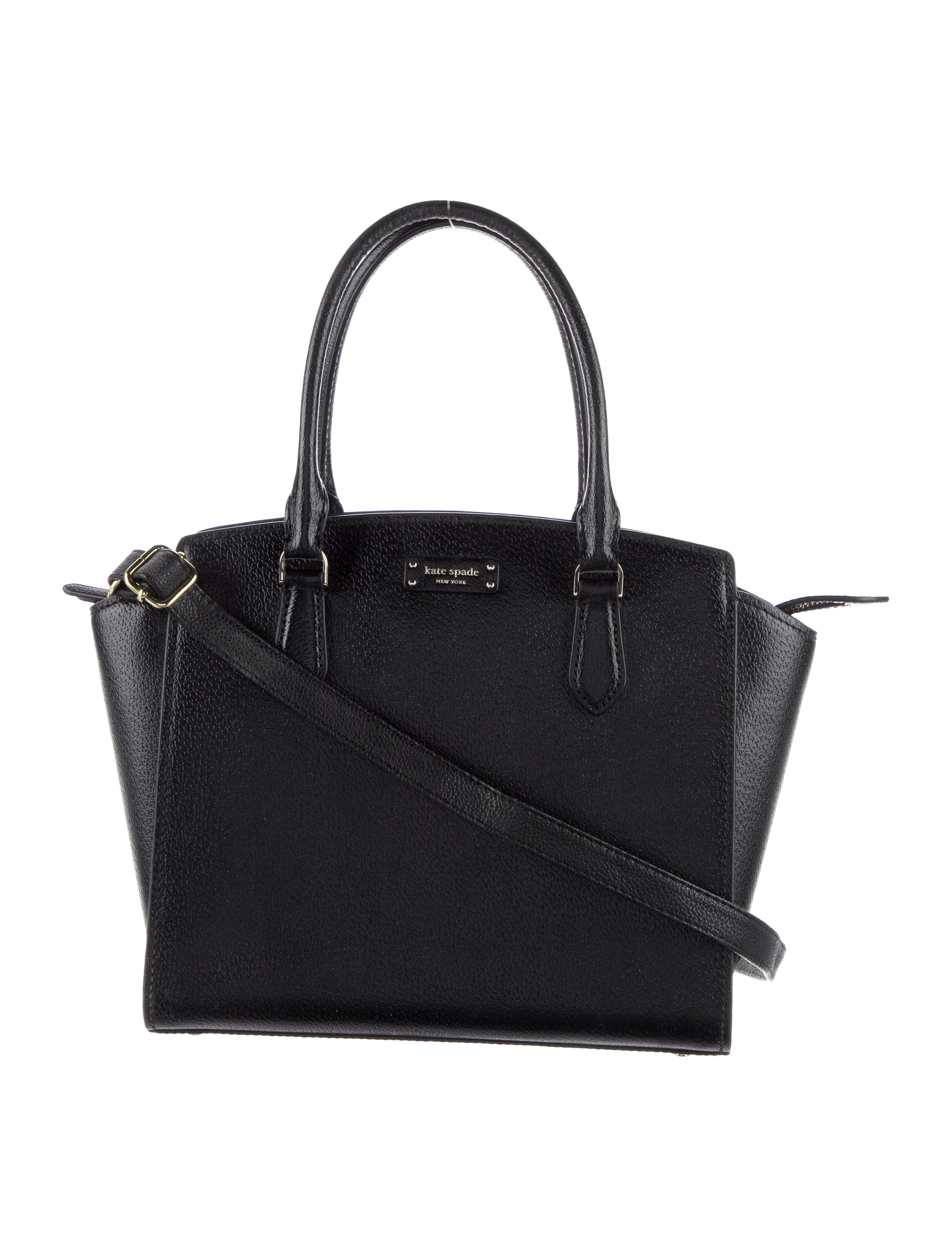 Kate Spade New York Leather Handle Bag Black Handle Bags, Handbags